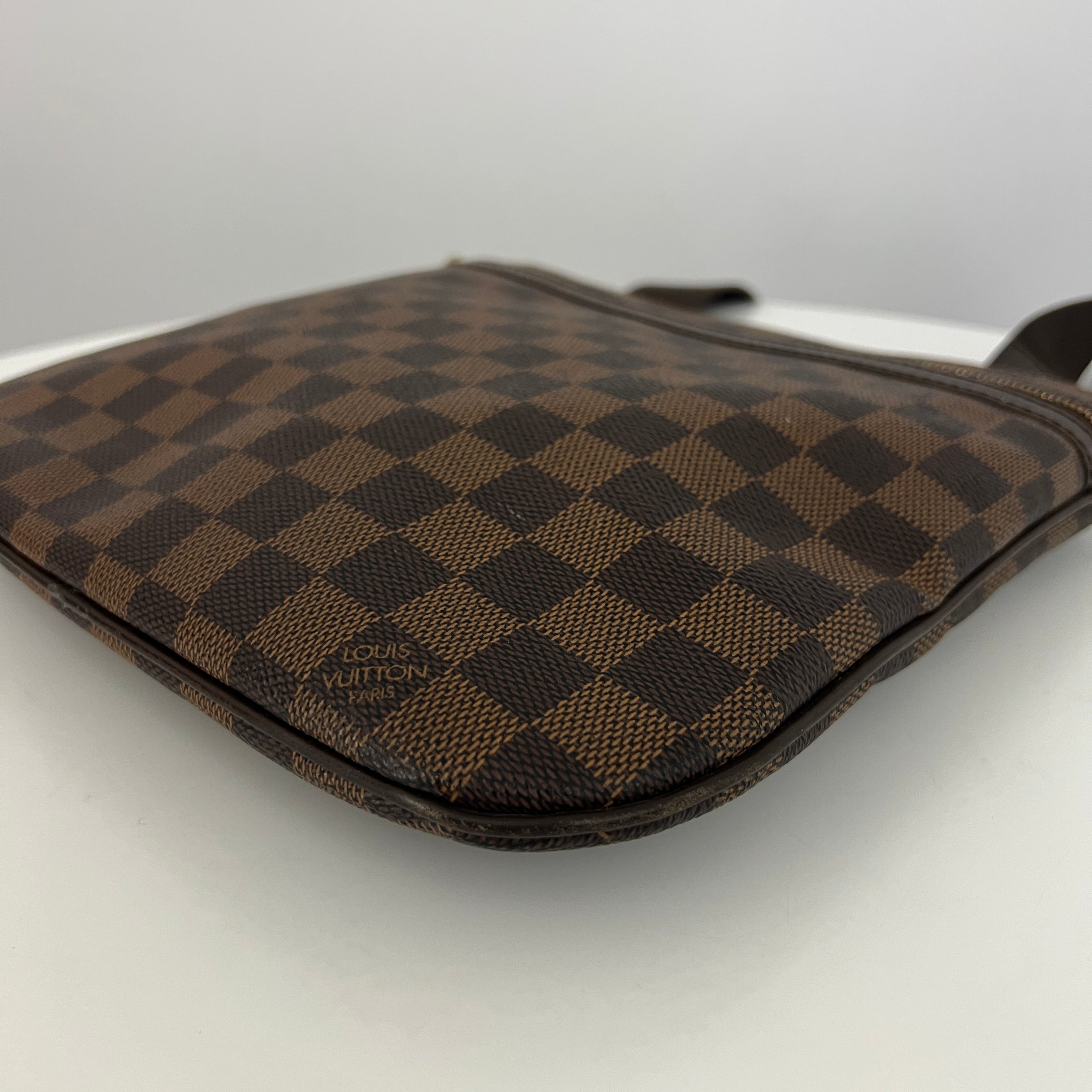 LOUIS VUITTON Bosphore Shoulder Bag in brown canvas and leather