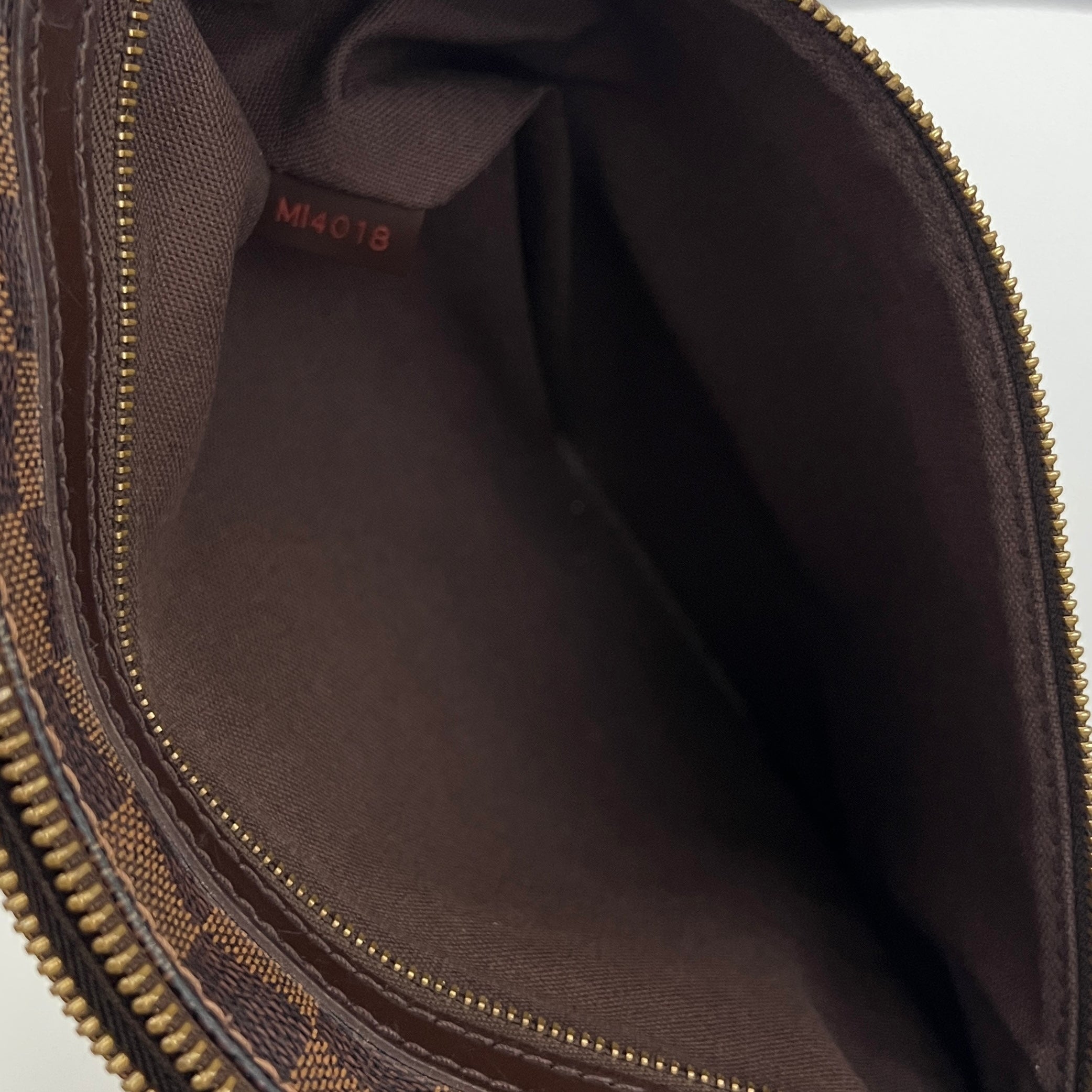 LOUIS VUITTON Bosphore Shoulder Bag in brown canvas and leather