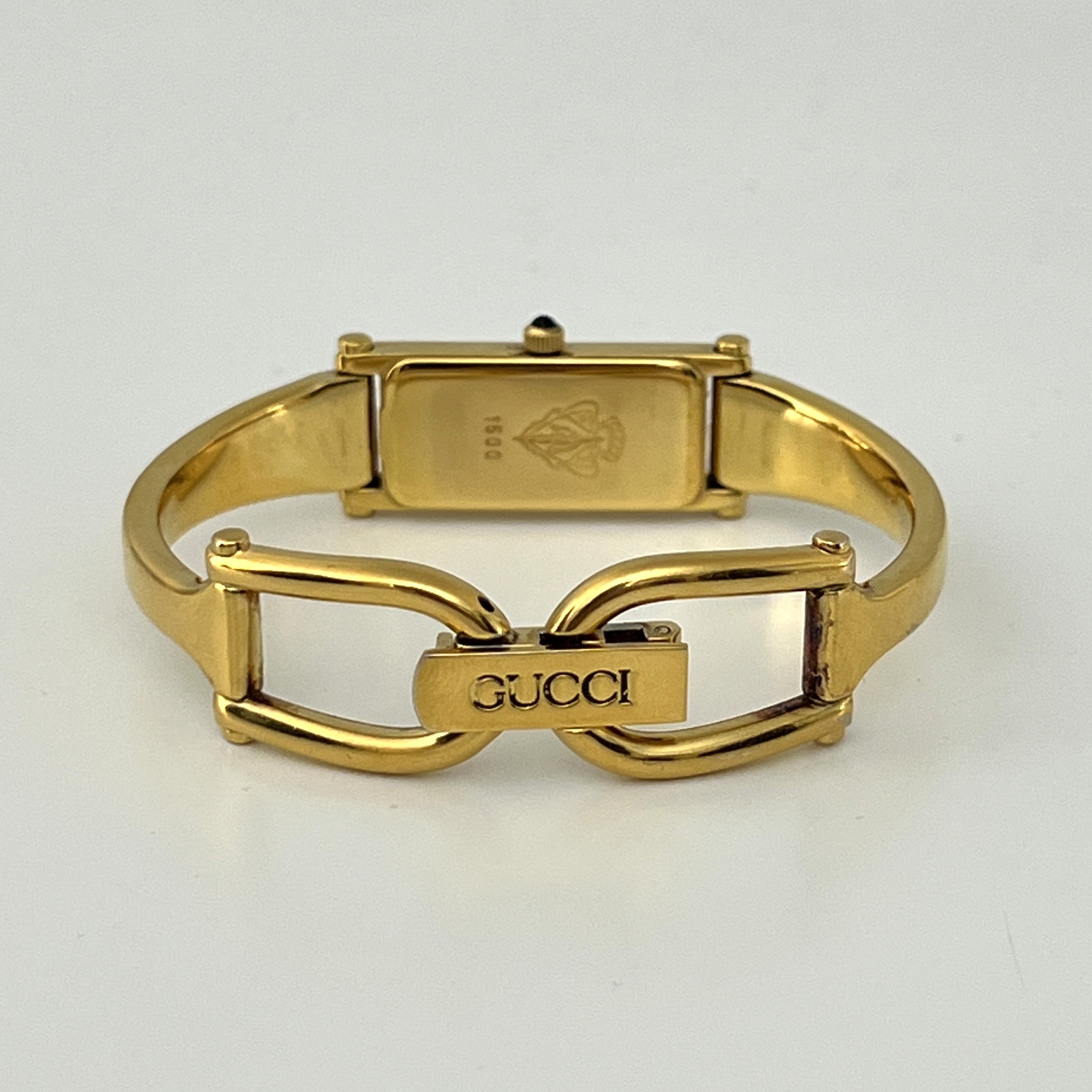 Montre GUCCI 1500 plaqué or doré