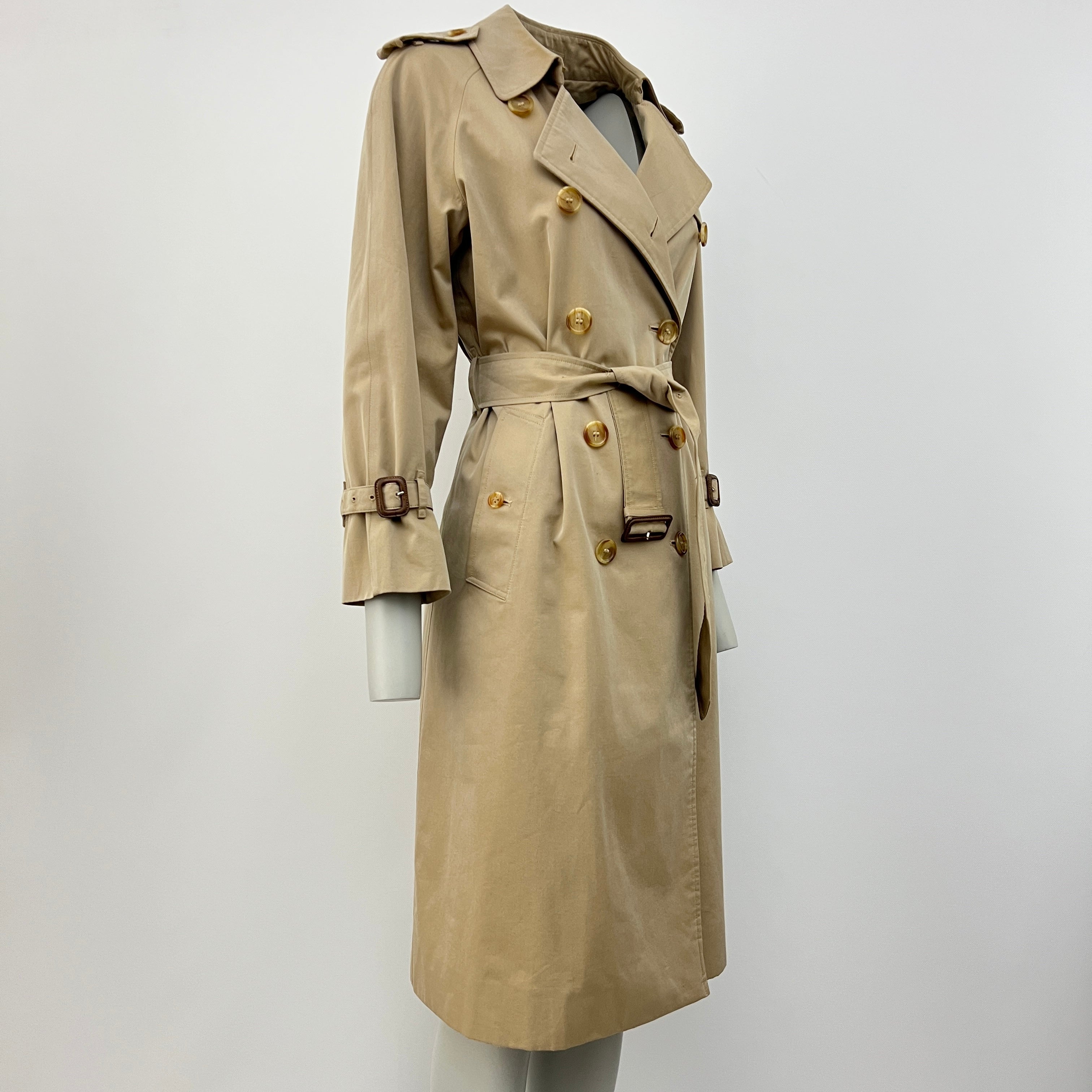 Trench BURBERRY XS coton beige