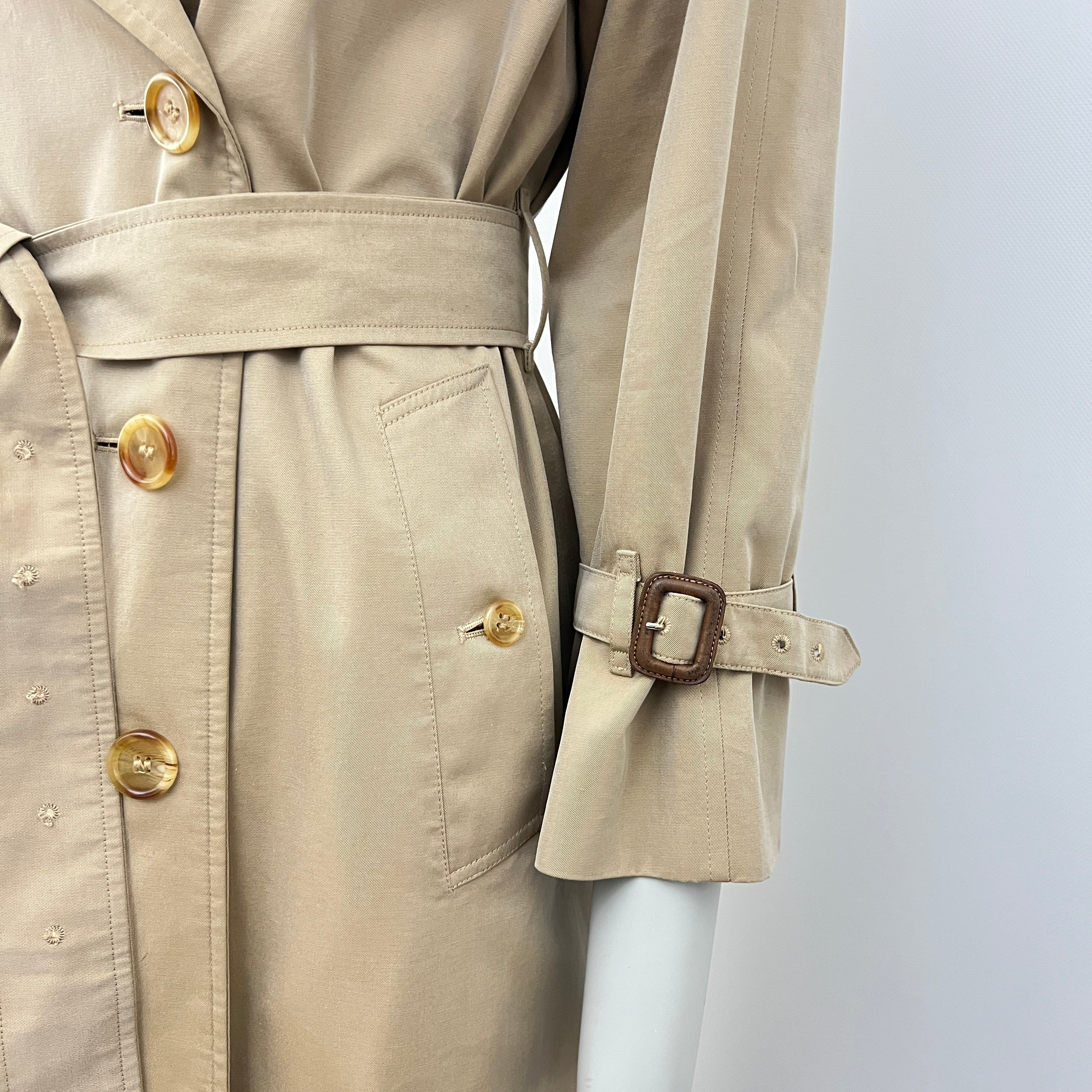 Trench BURBERRY XS coton beige