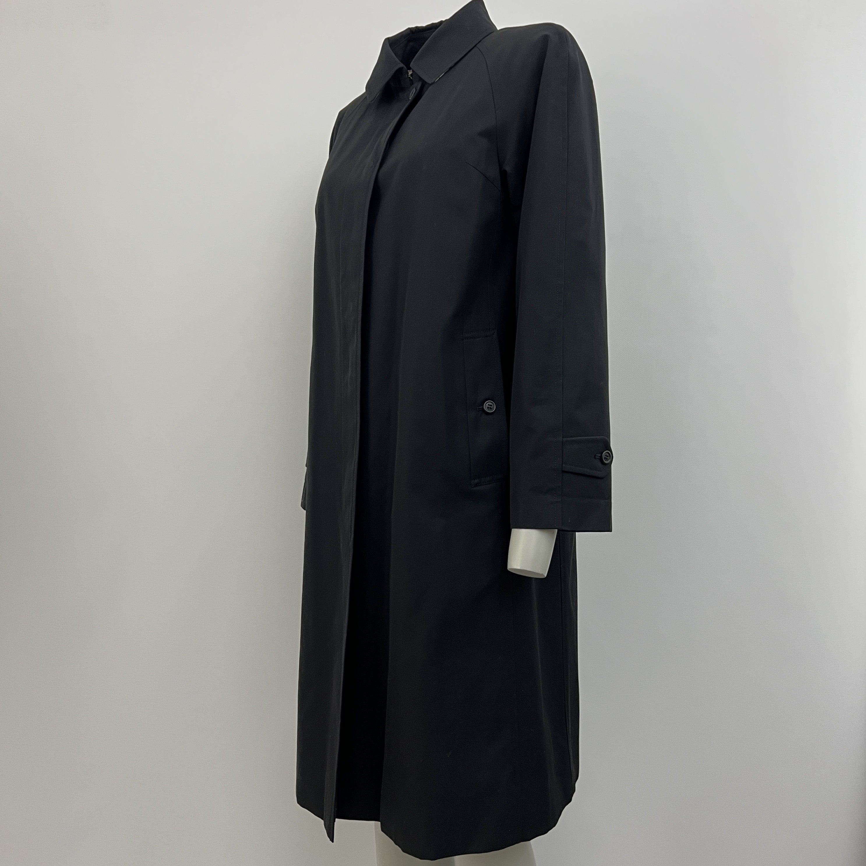 Trench BURBERRY S coton noir
