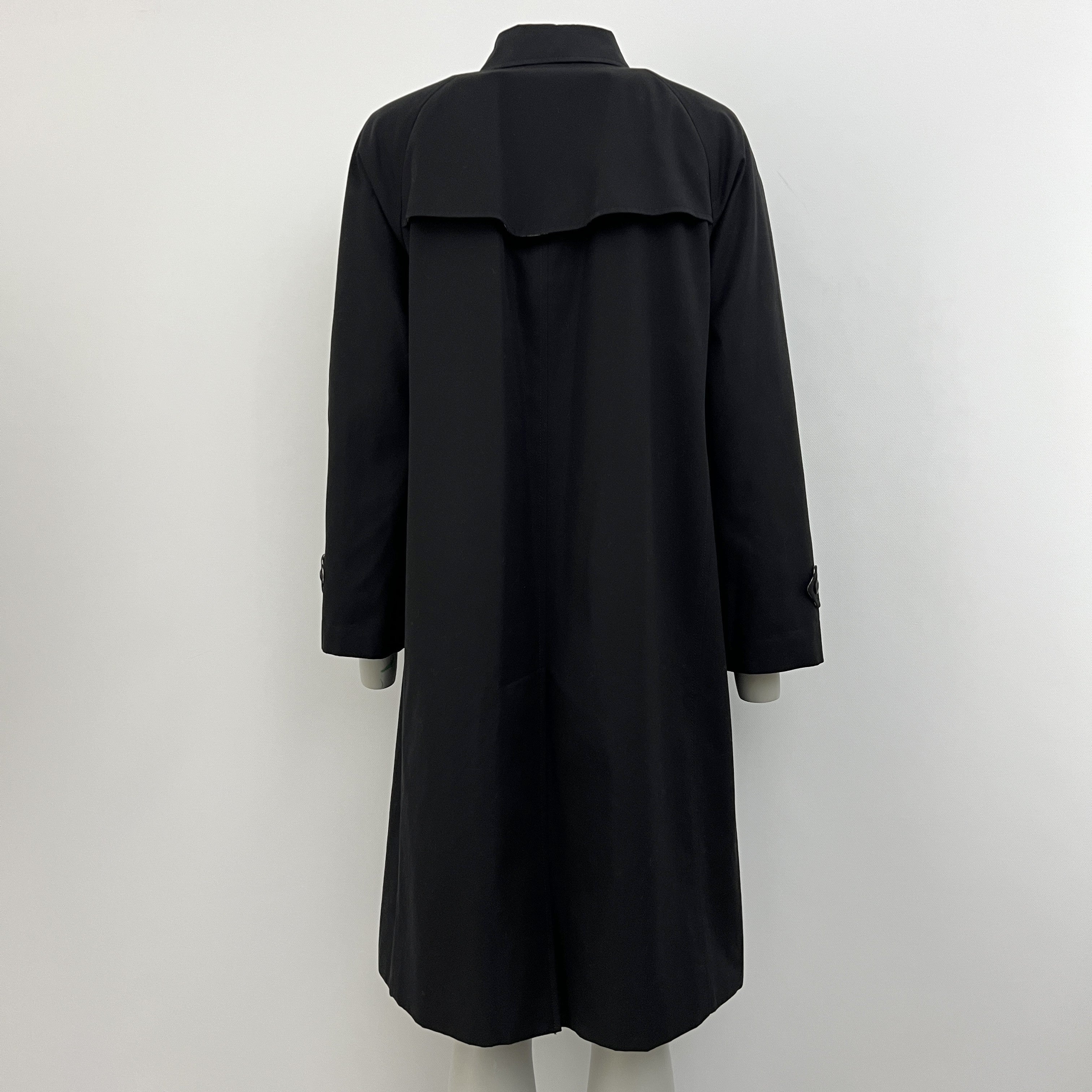 Trench BURBERRY S coton noir