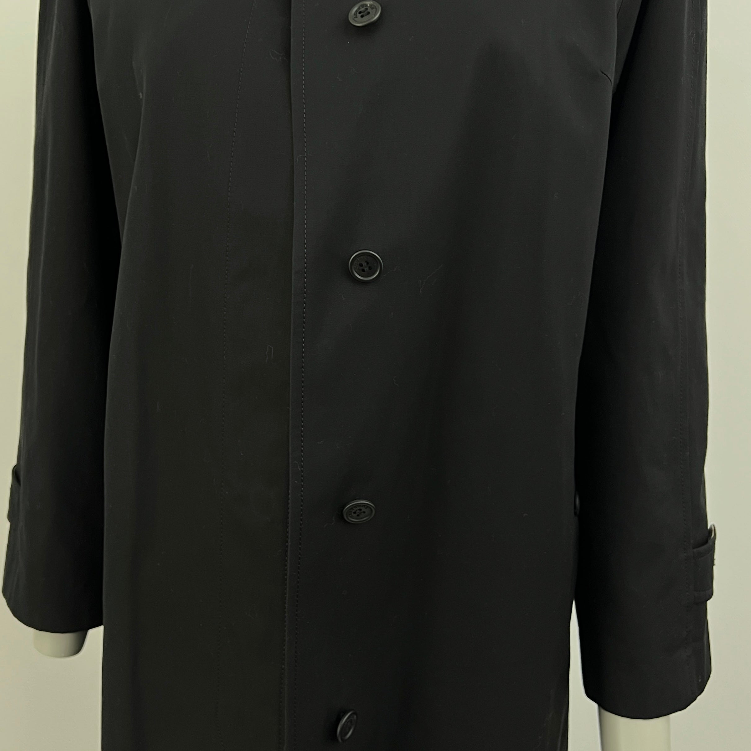 Trench BURBERRY S coton noir