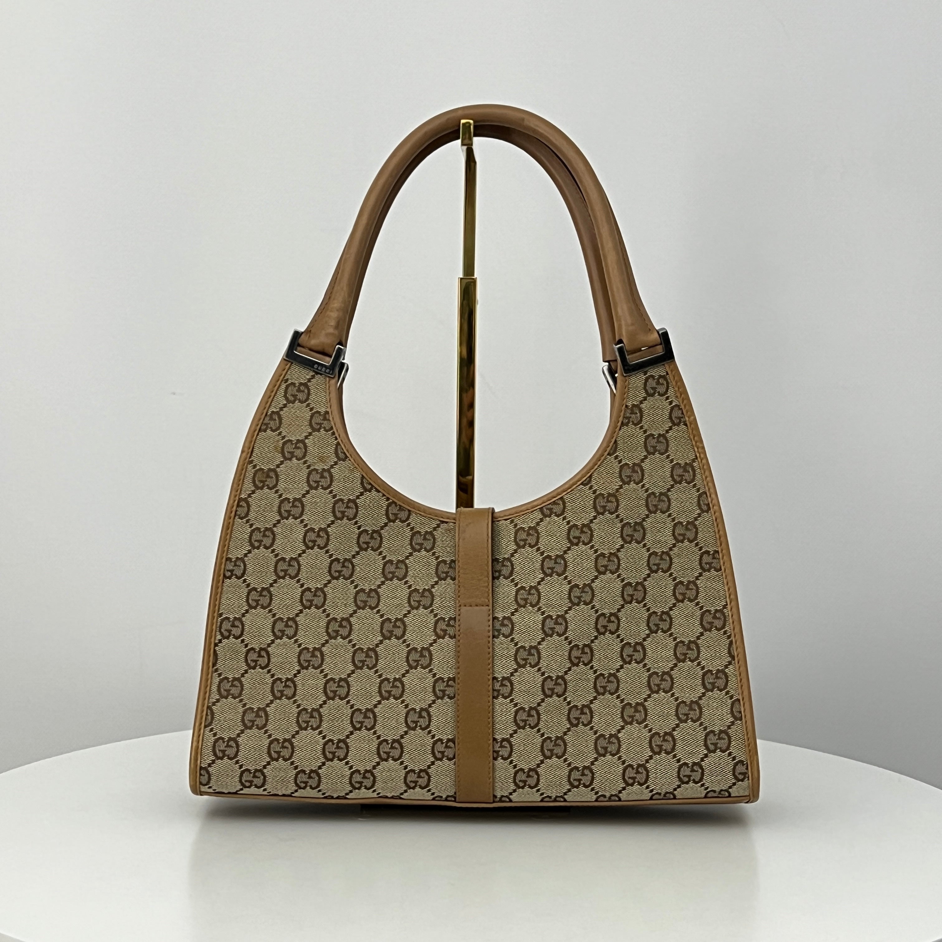 Sac GUCCI Jackie toile et cuir marron