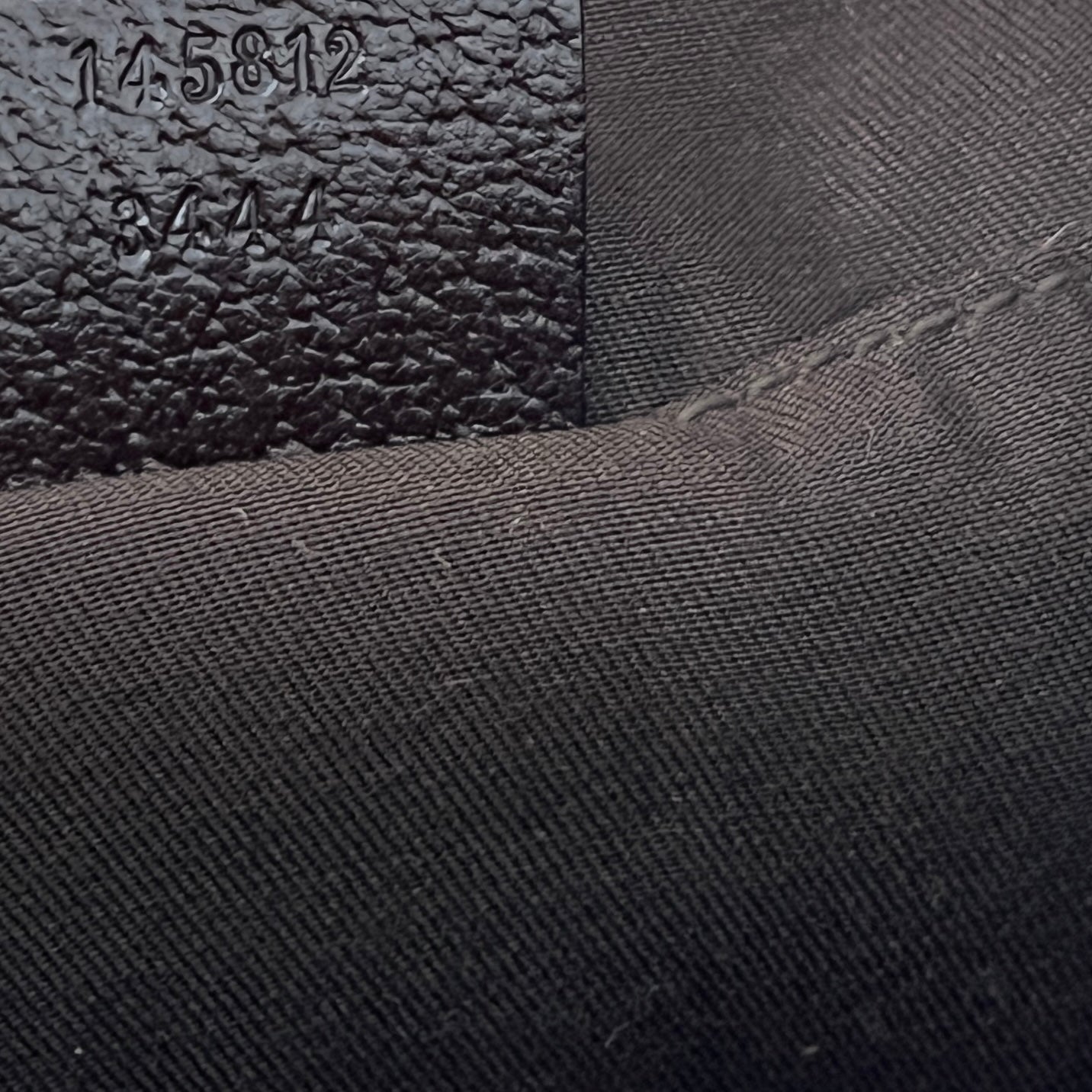 Sac GUCCI Hobo GG toile et cuir marron