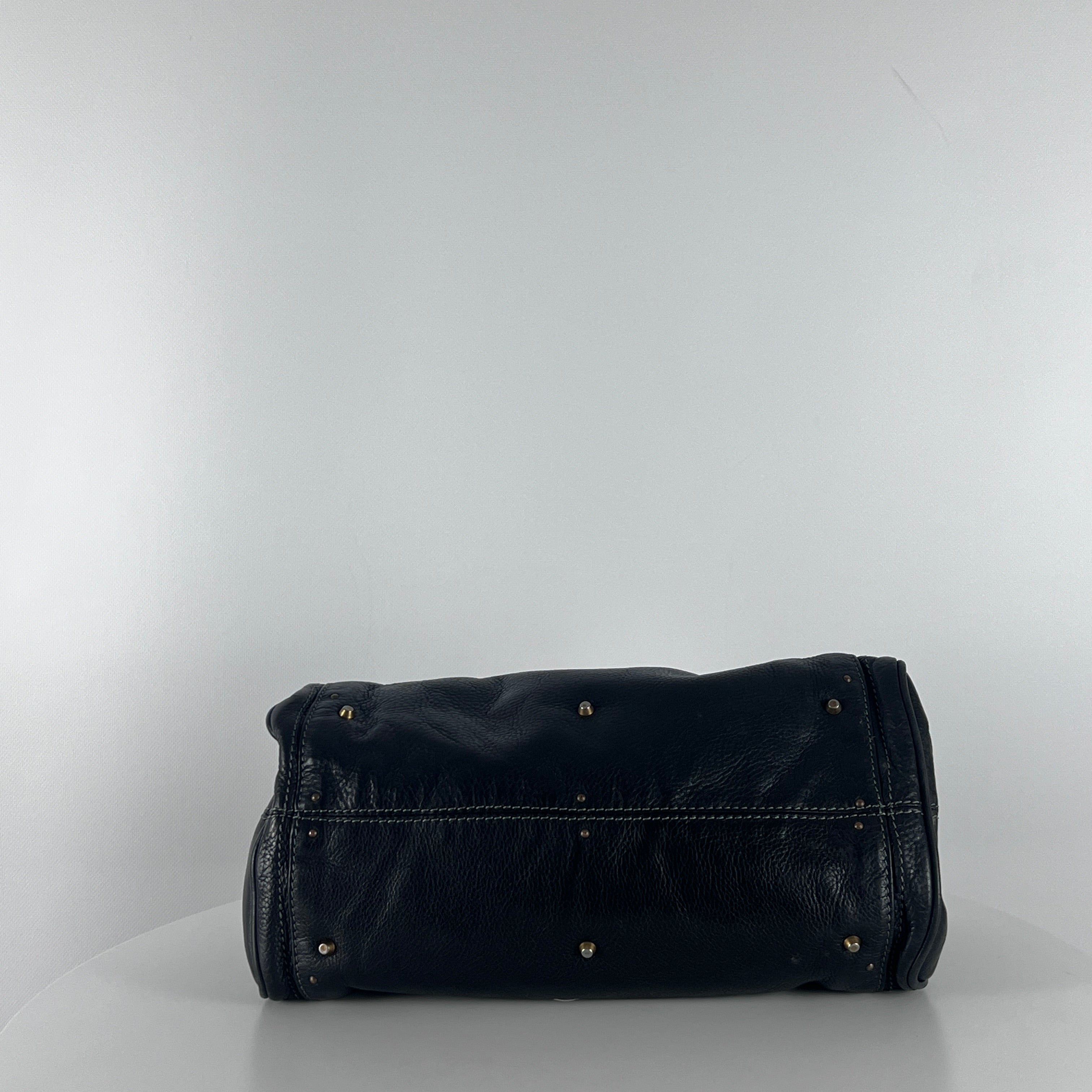 Sac à main CHLOE Paddington cuir noir