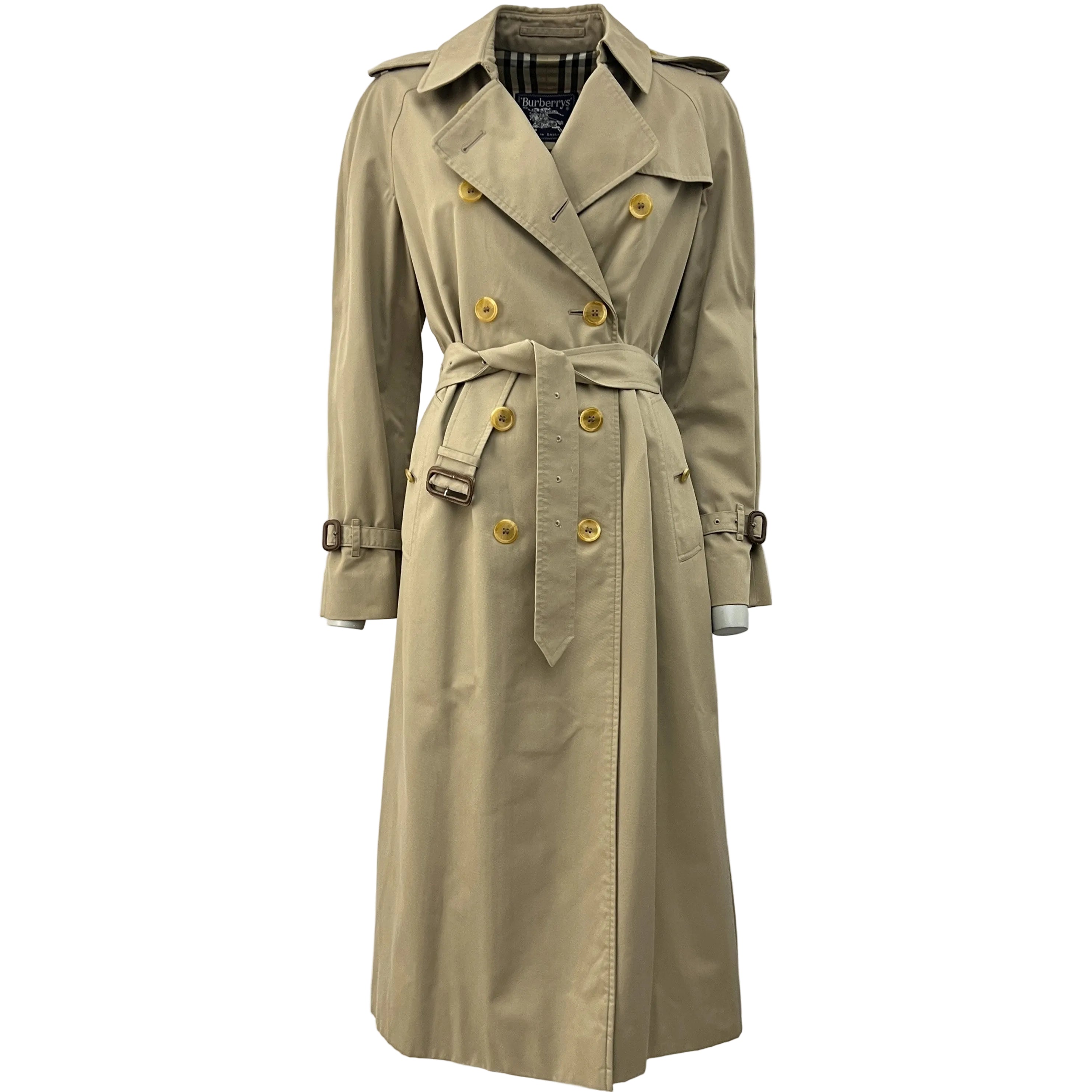 Trench BURBERRY S coton beige