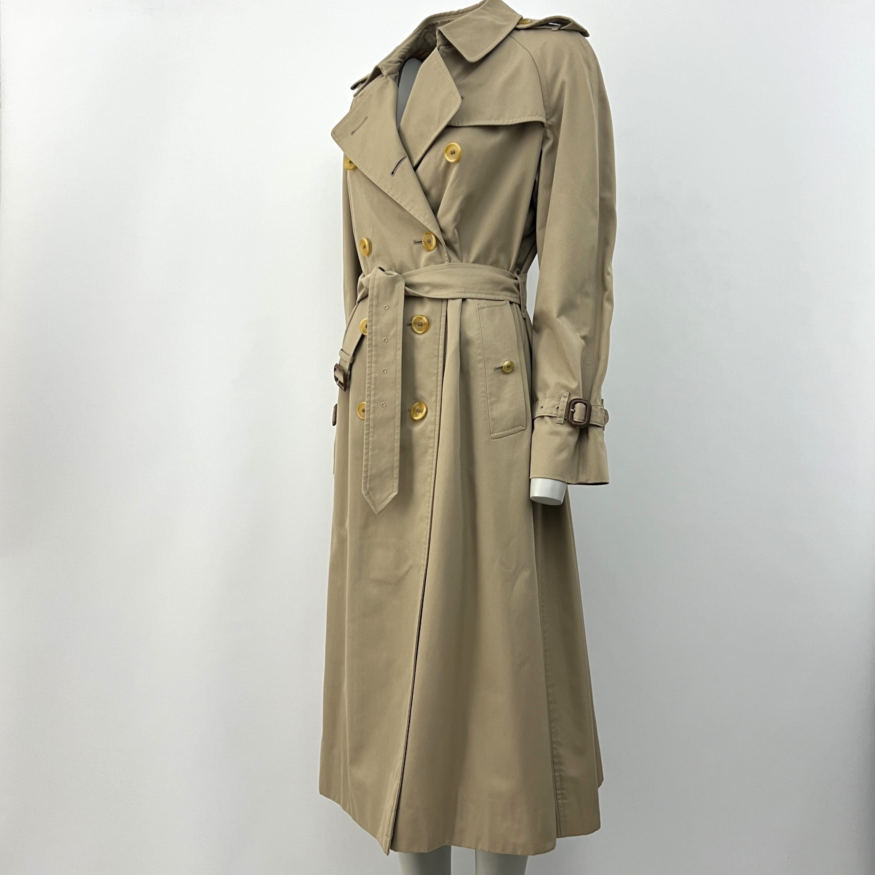 Trench BURBERRY S coton beige