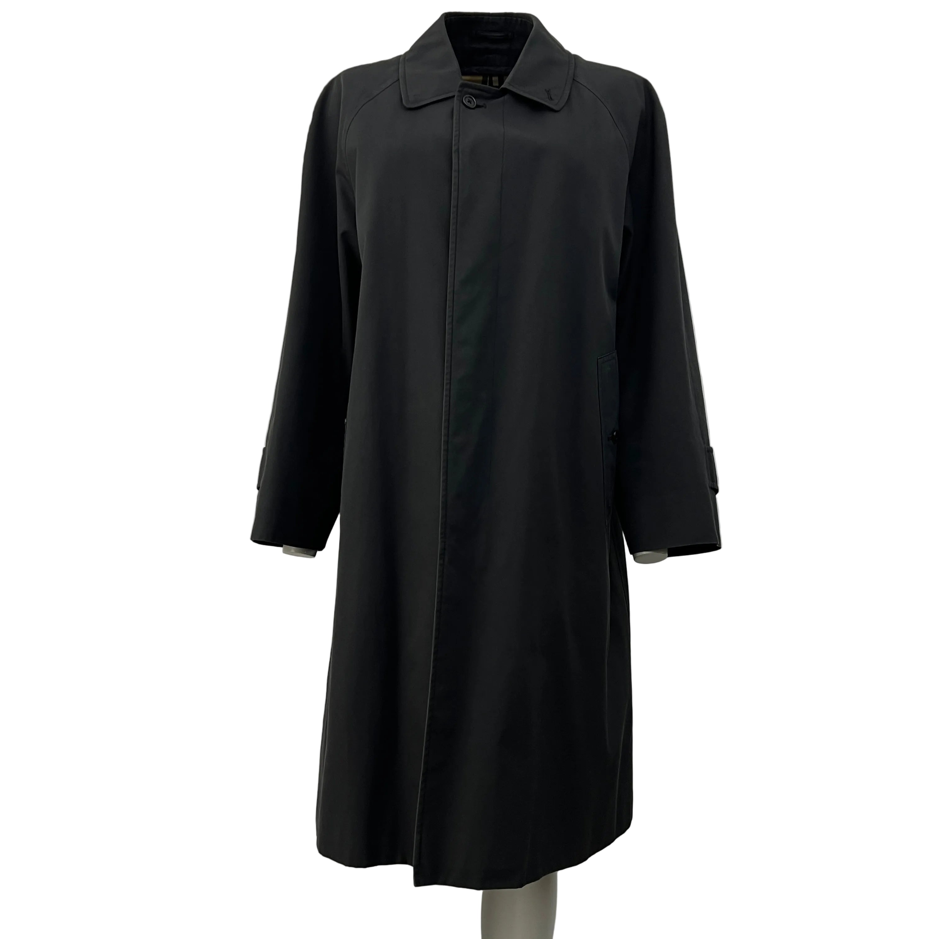 Trench BURBERRY L coton noir