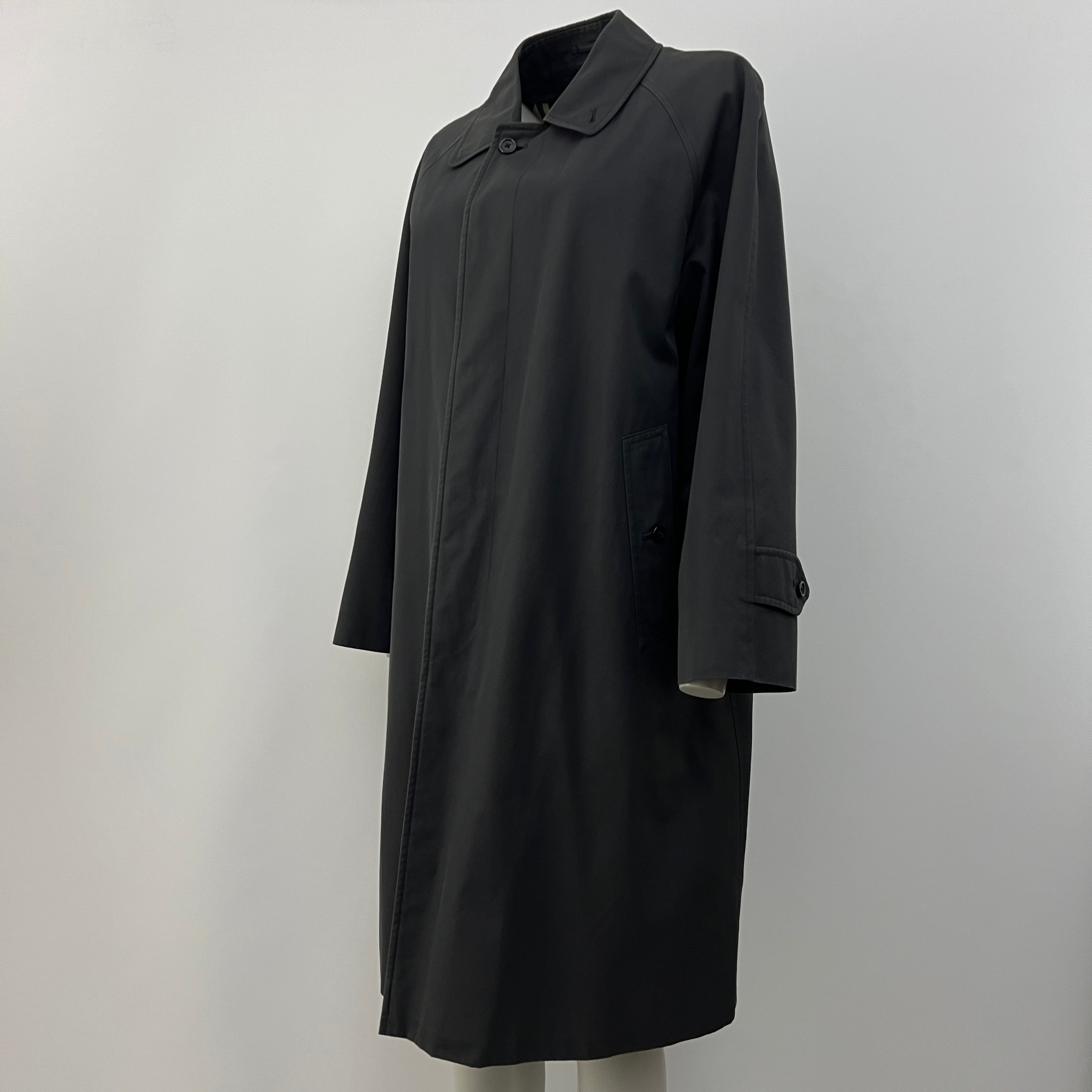 BURBERRY Trench Coat L black cotton