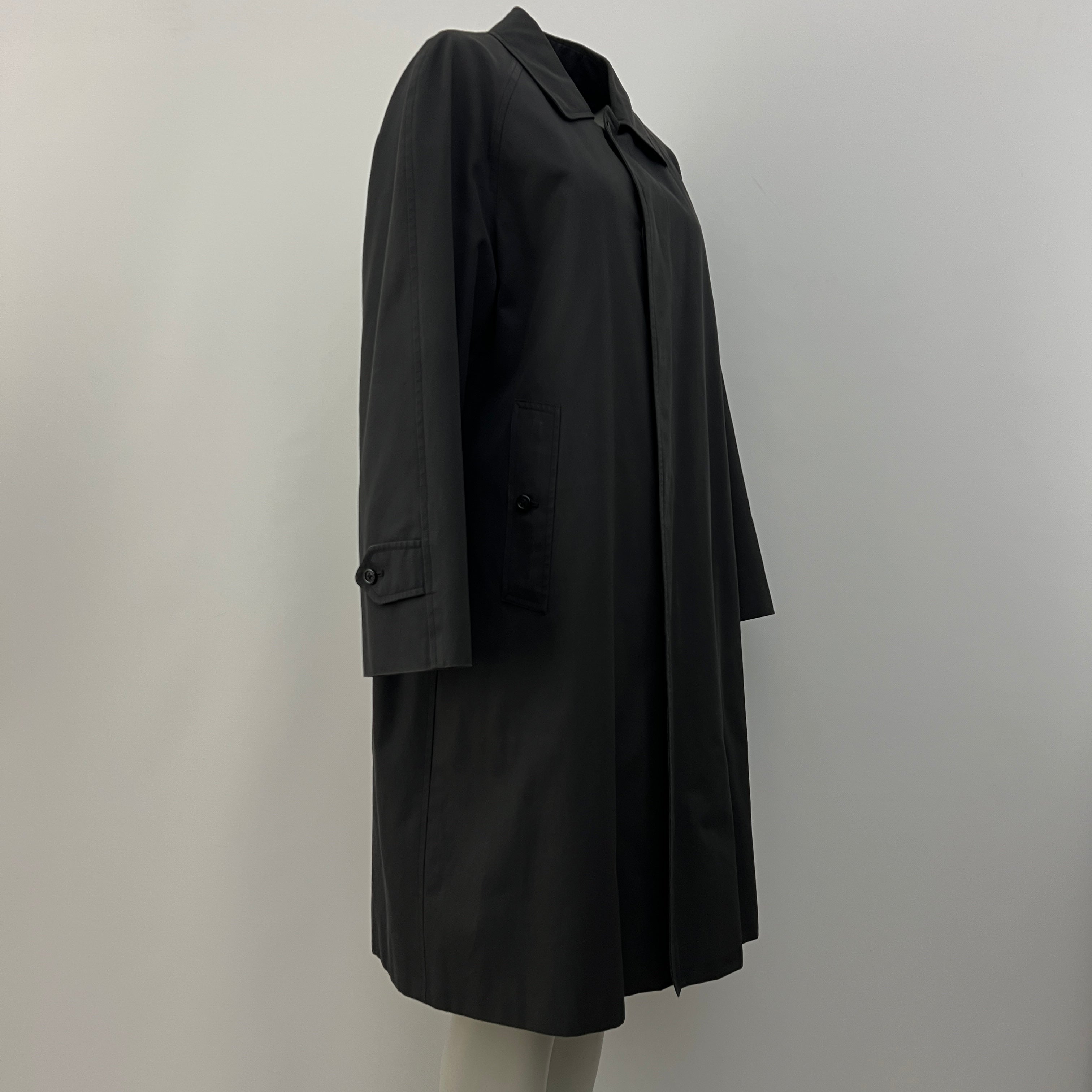 BURBERRY Trench Coat L black cotton