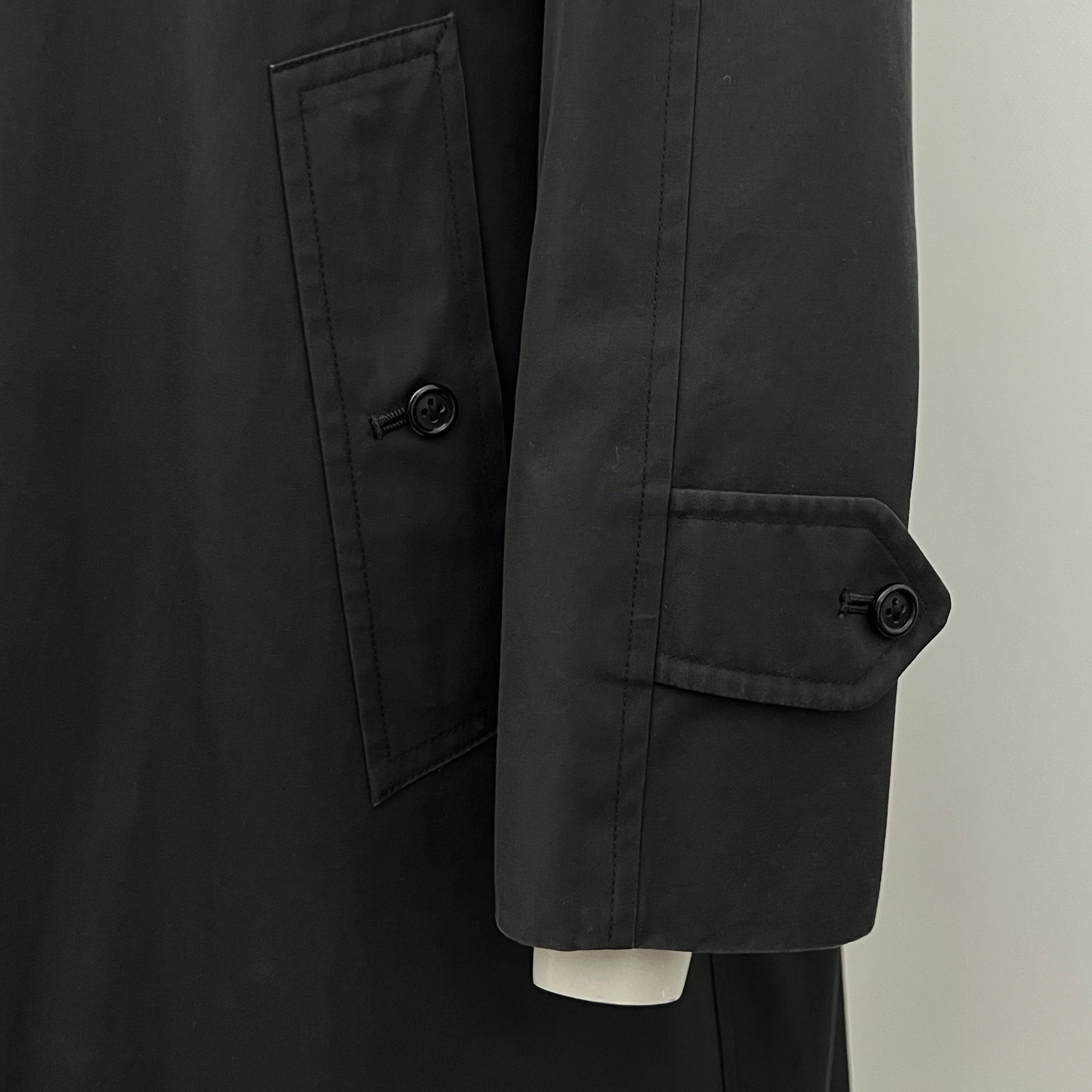 BURBERRY Trench Coat L black cotton