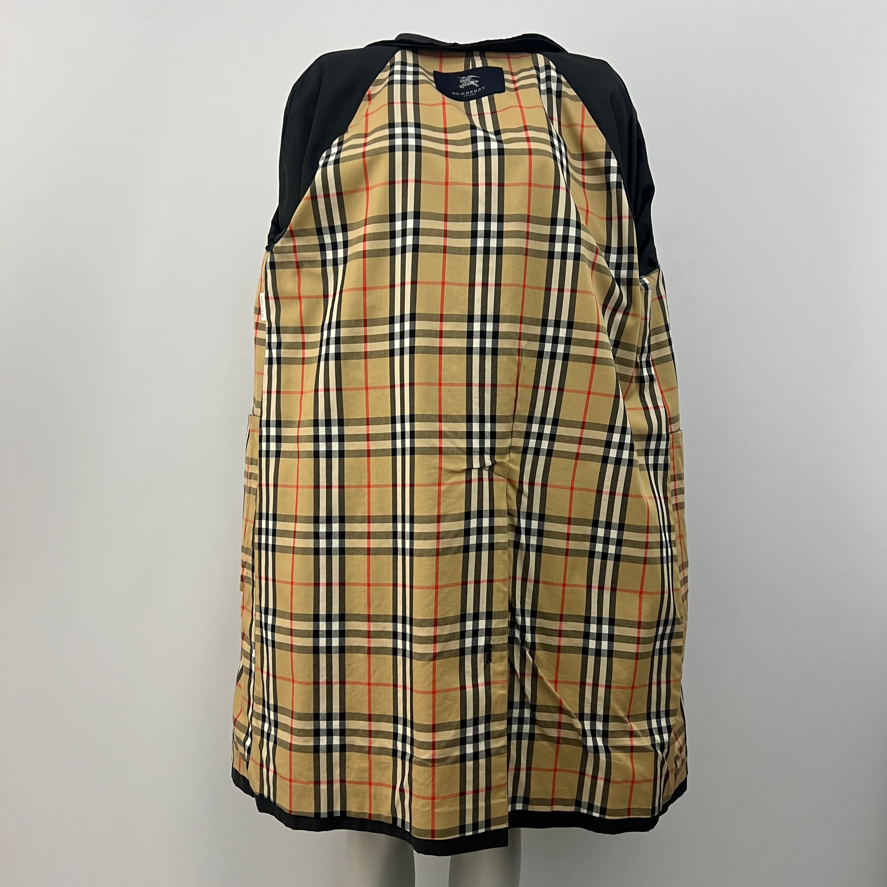 BURBERRY Trench Coat L black cotton