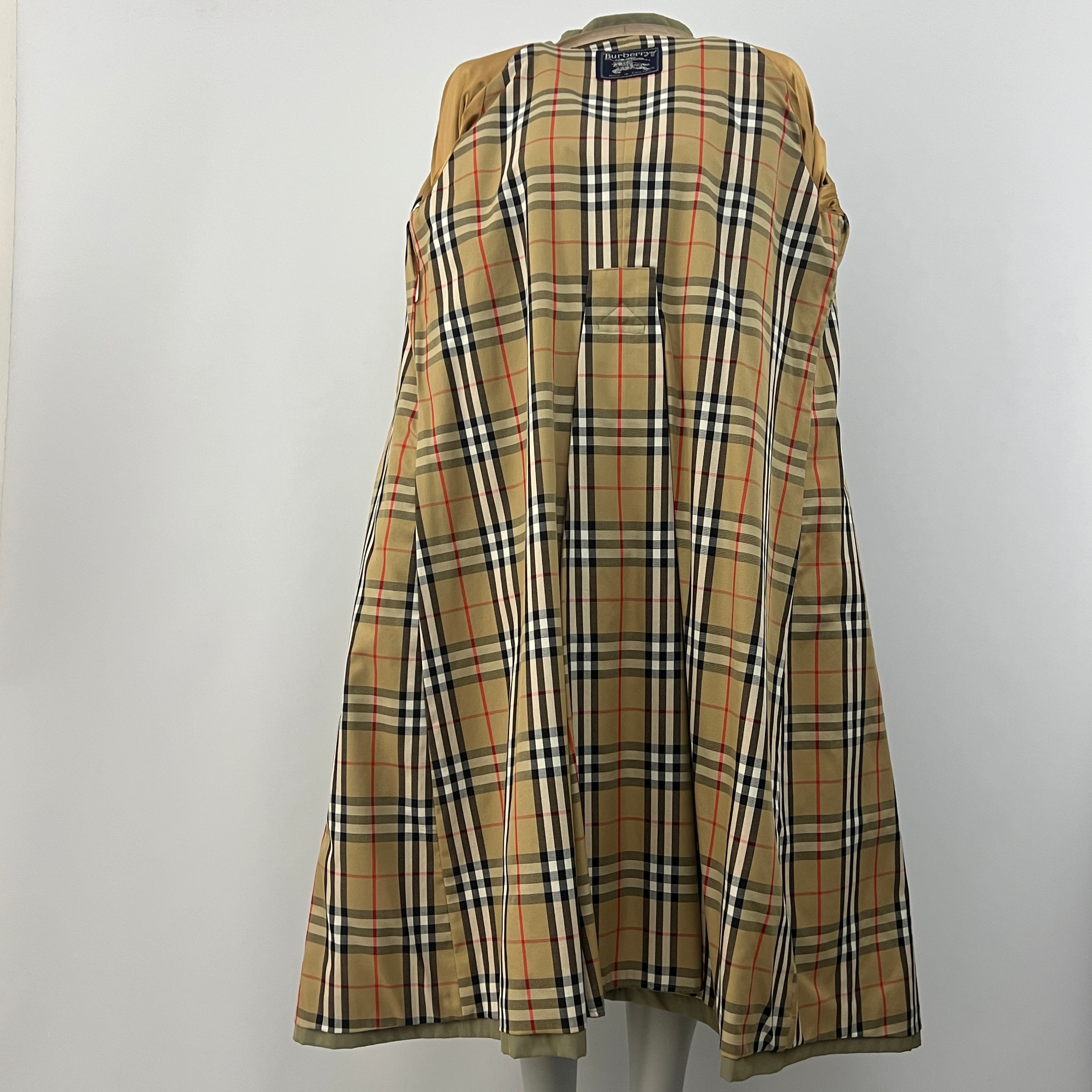 BURBERRY M cotton trench coat in khaki