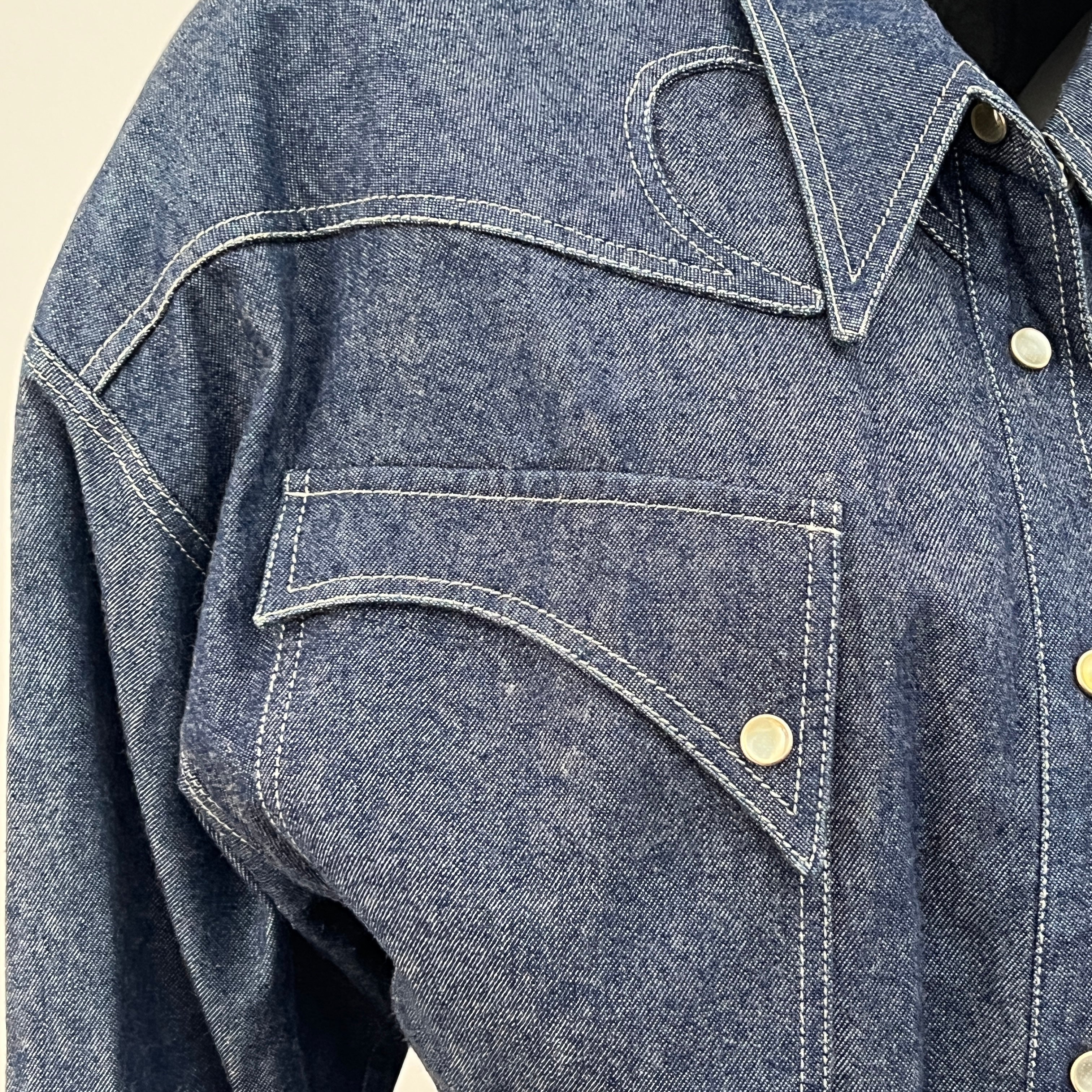 MUGLER S blue denim jacket