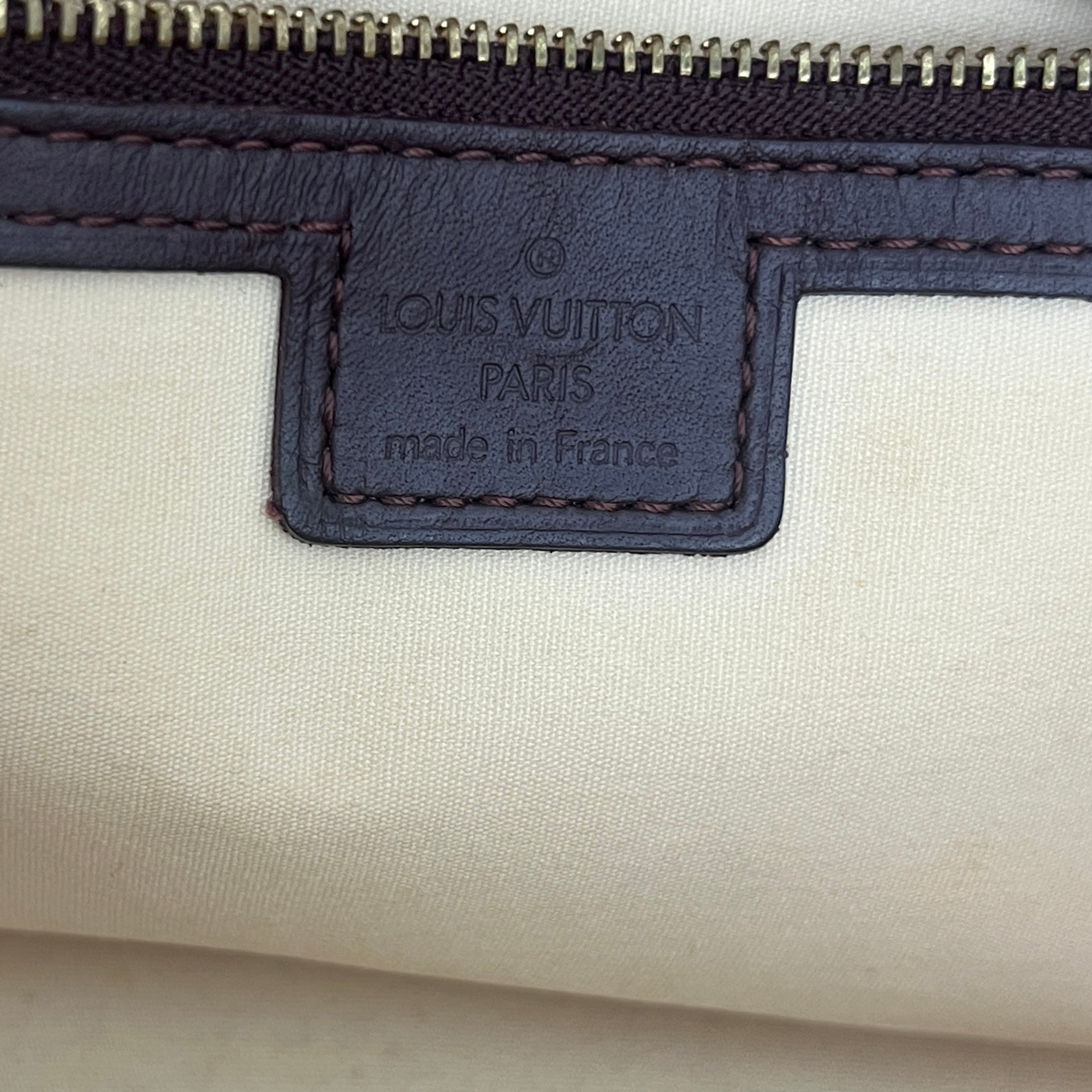 LOUIS VUITTON Alma Long bag in pink canvas and leather