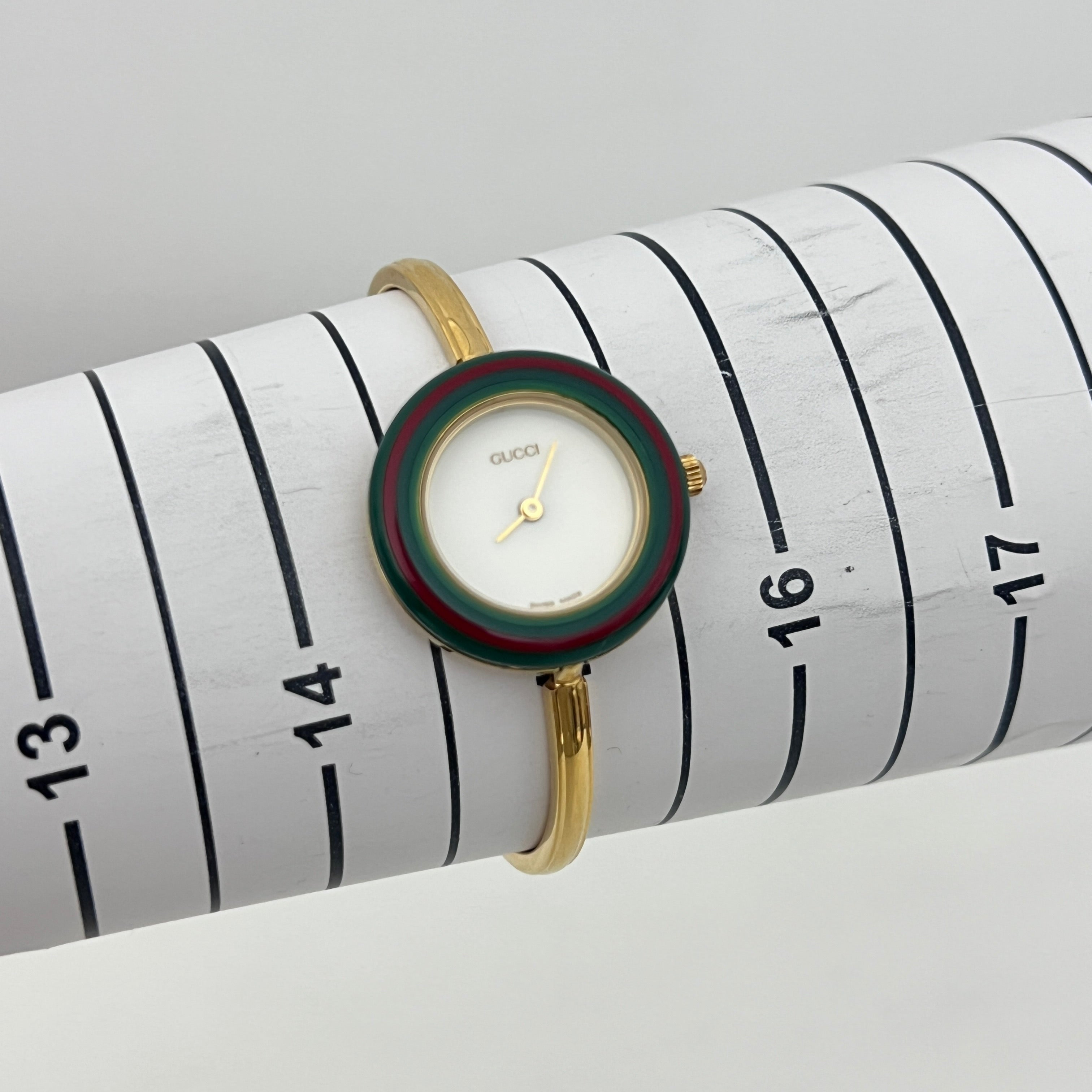 GUCCI Play gold-plated watch