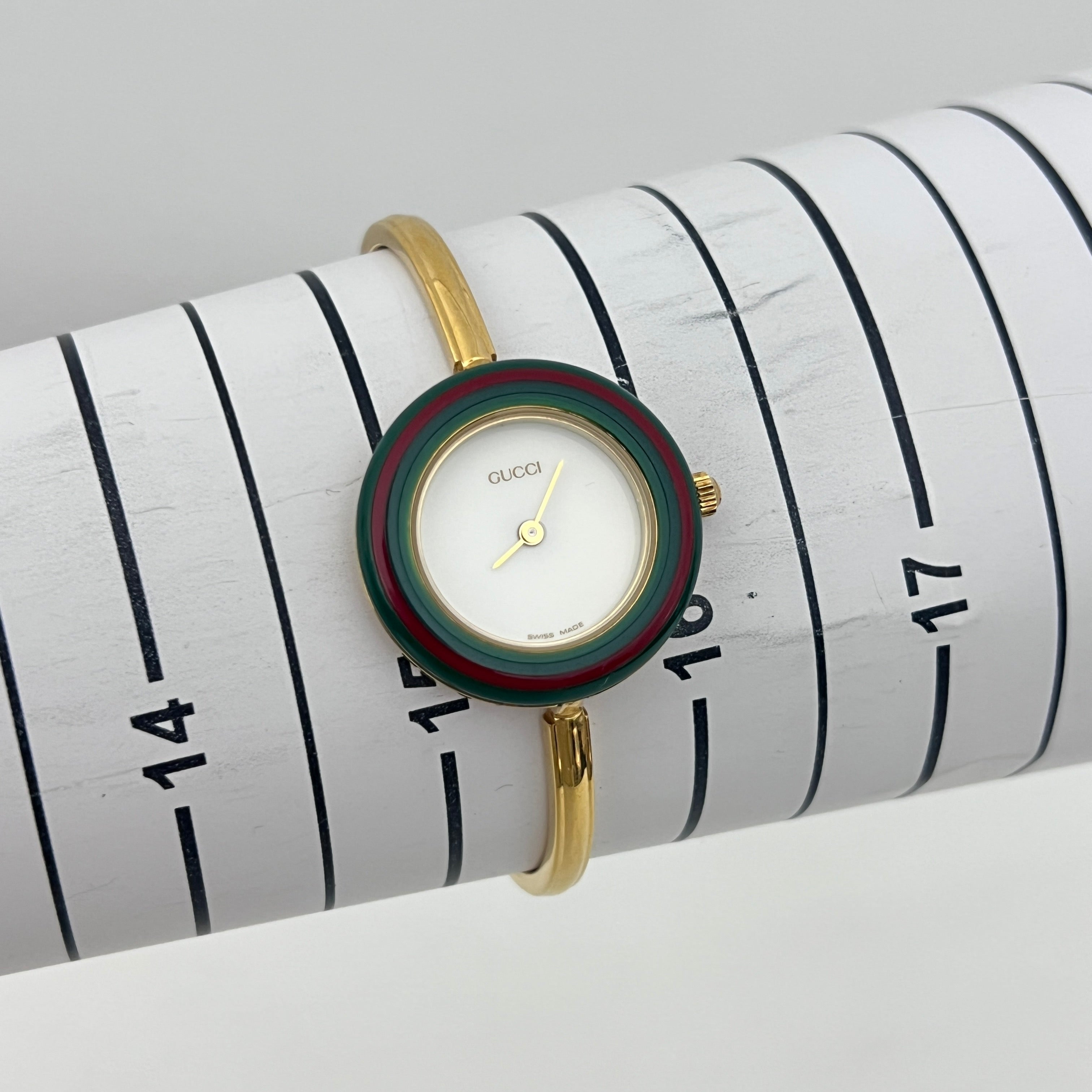 GUCCI Play gold-plated watch
