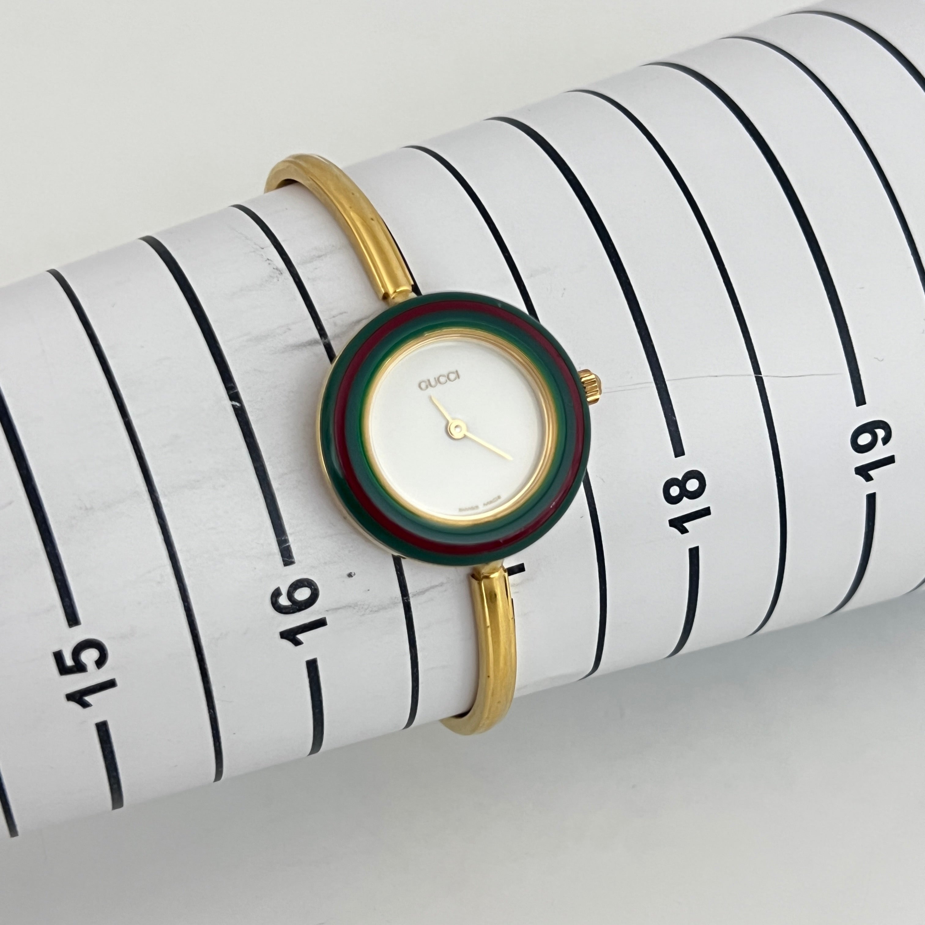 GUCCI Play gold-plated watch