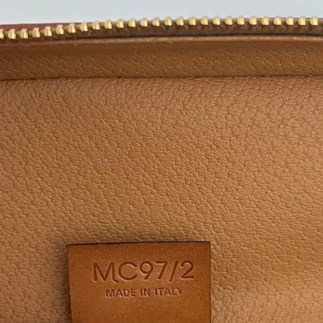 CELINE Vanity Bag in brown canvas and leather