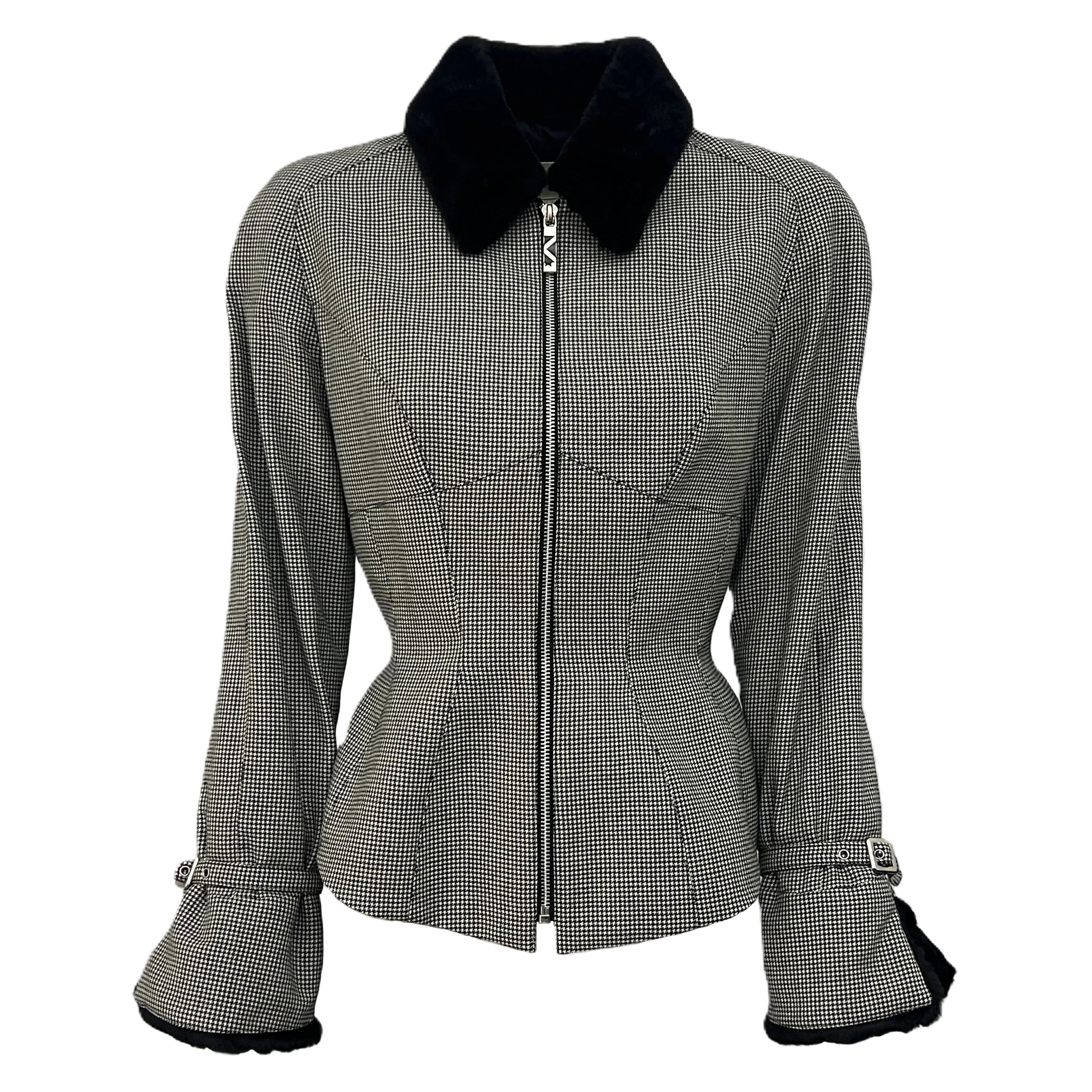 Veste MUGLER S laine gris