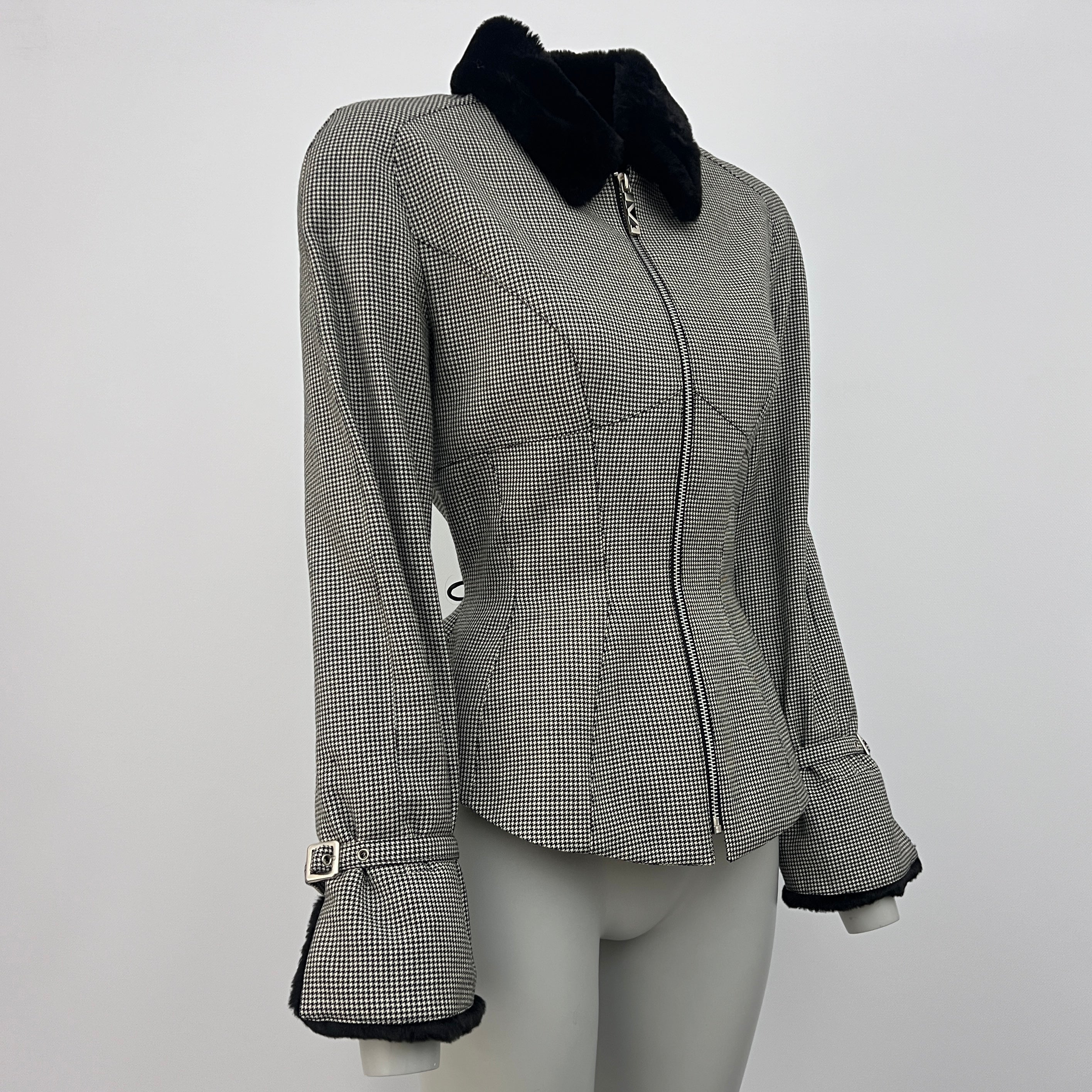 MUGLER S grey wool jacket