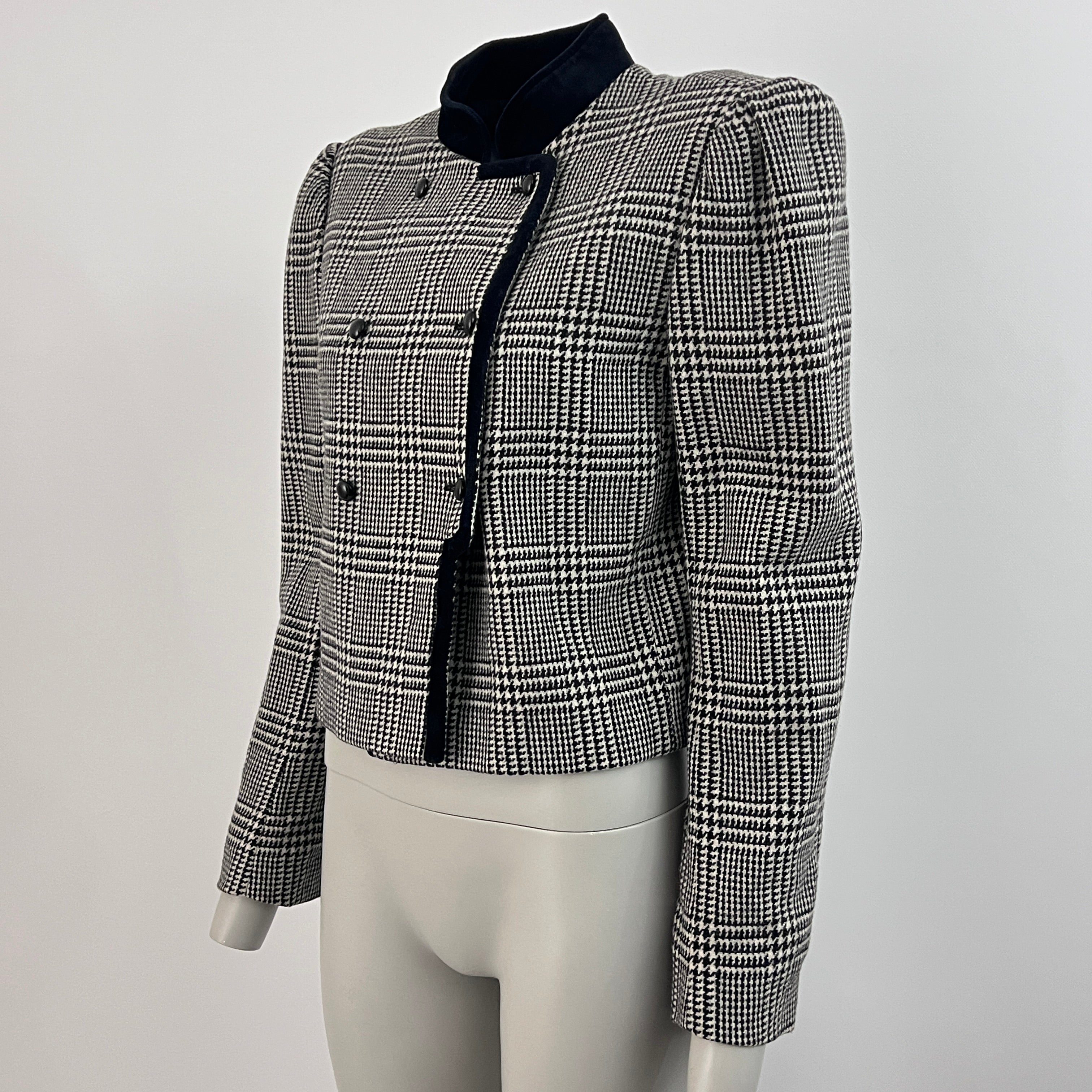 VALENTINO S grey wool and cashmere jacket