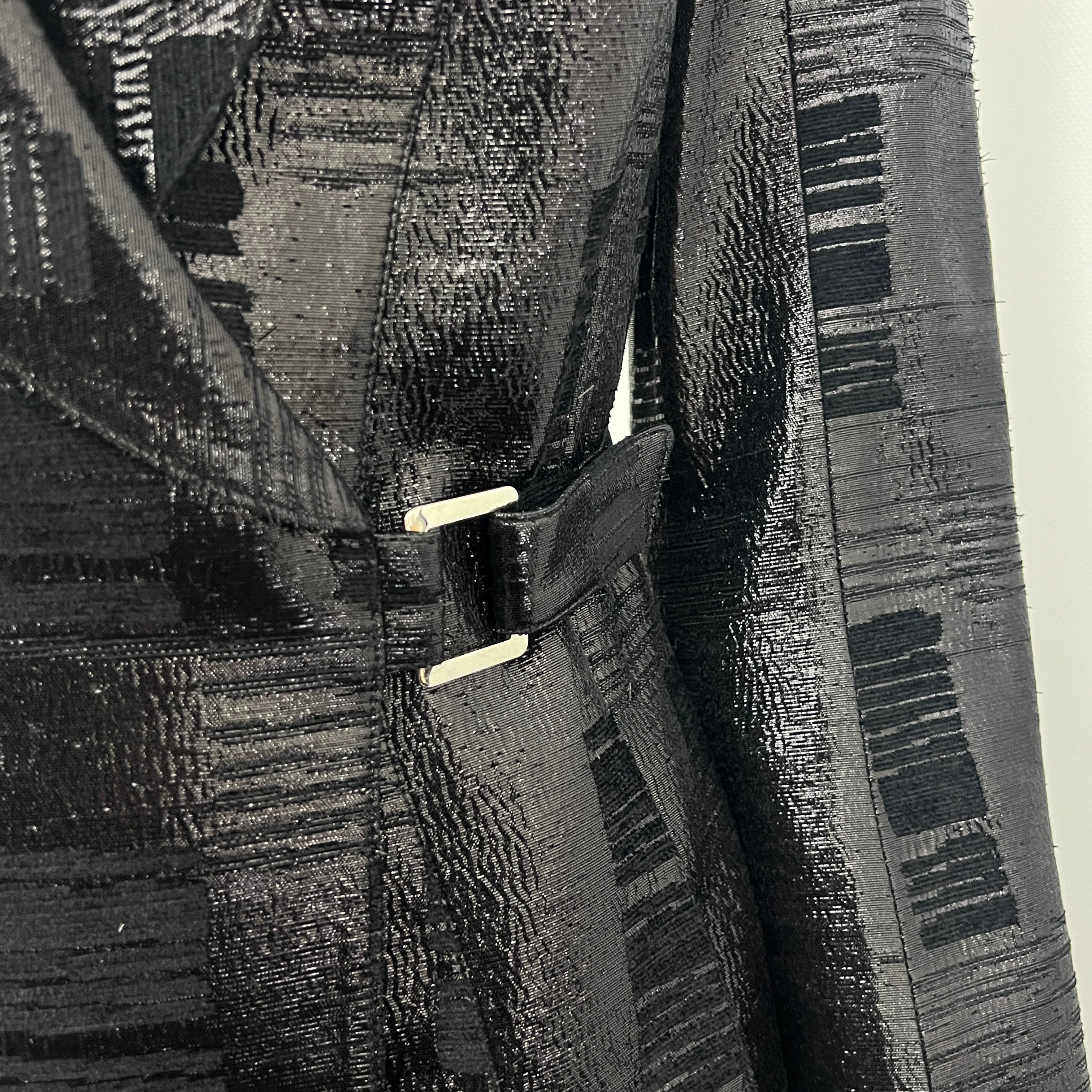 MUGLER S Black Viscose and Nylon Jacket