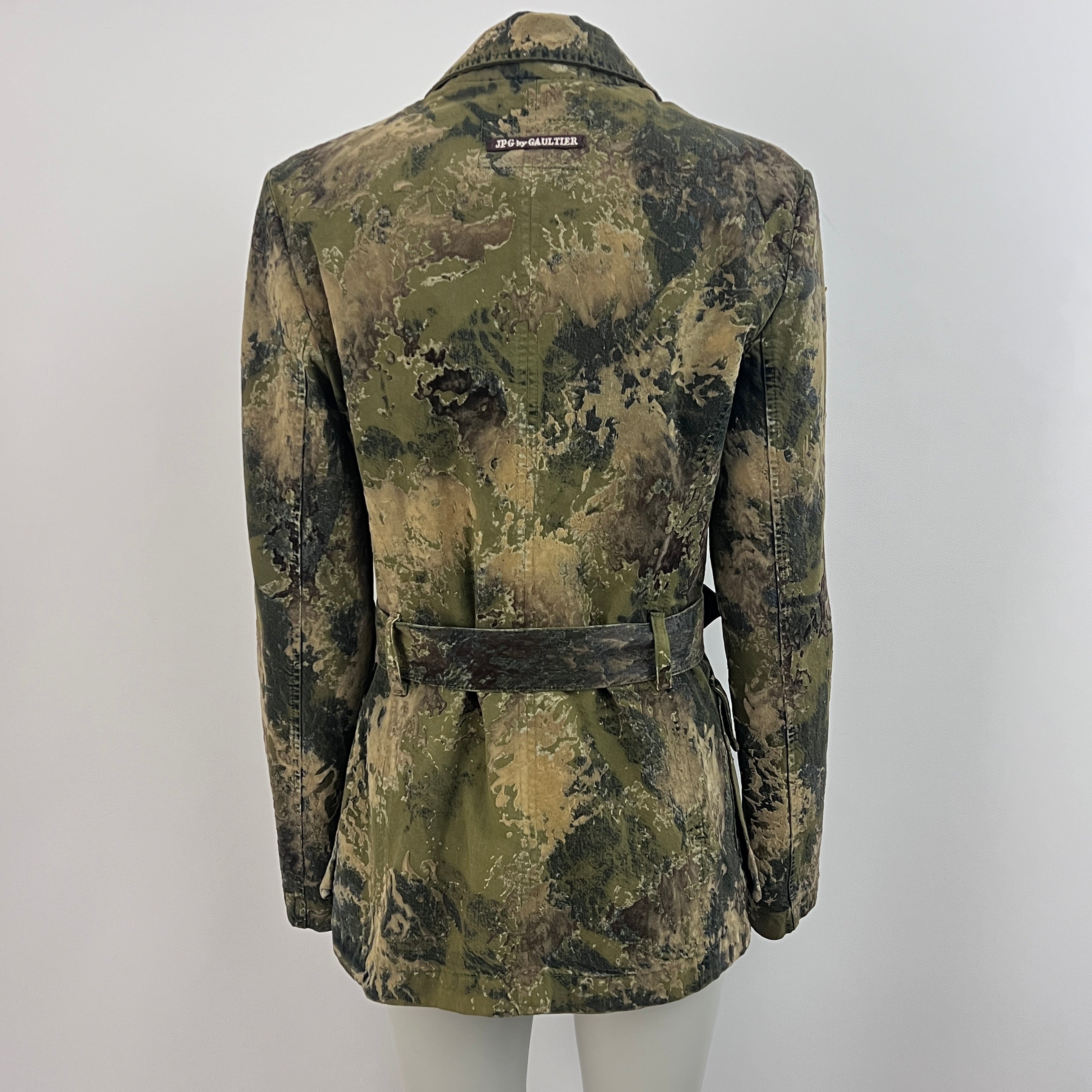 JEAN PAUL GAULTIER jacket S khaki cotton
