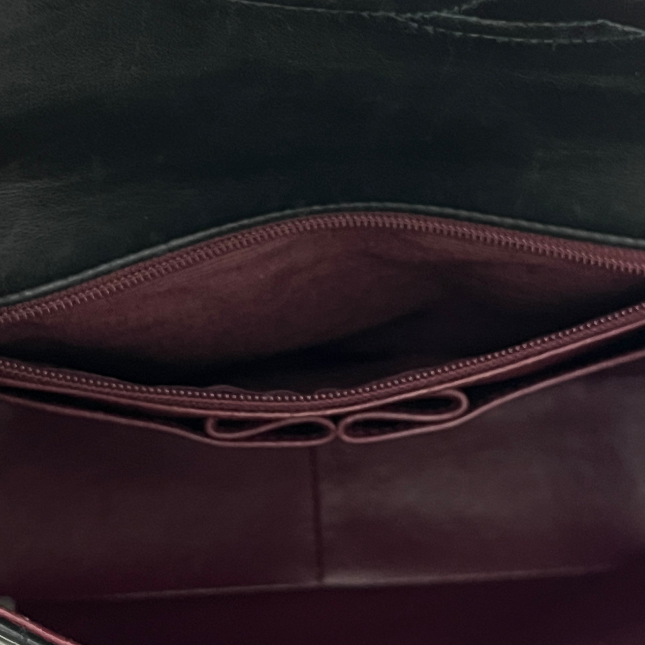 Sac à bandoulière CHANEL Classique Mini cuir d'agneau noir