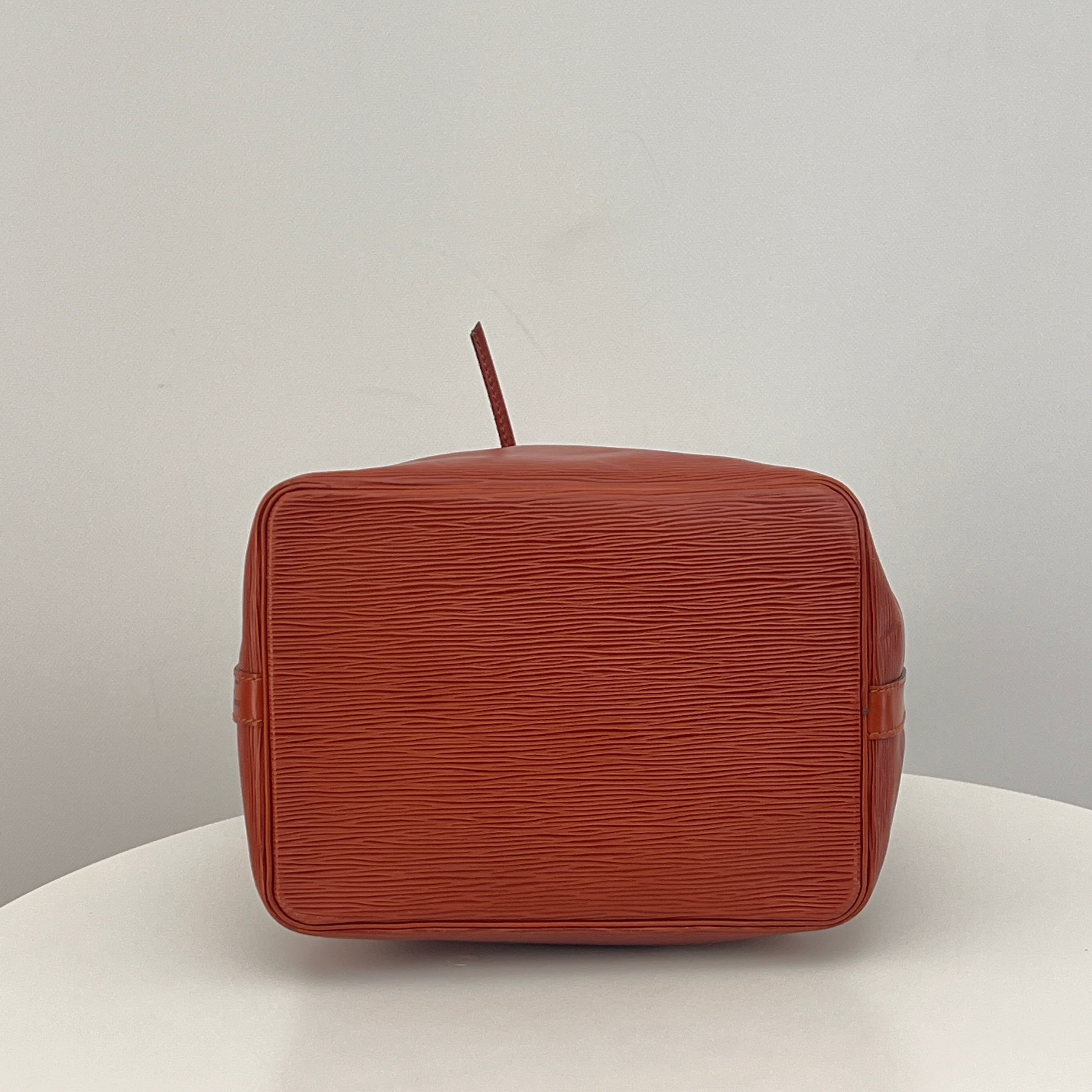 Sac LOUIS VUITTON Noé Petit cuir épi marron