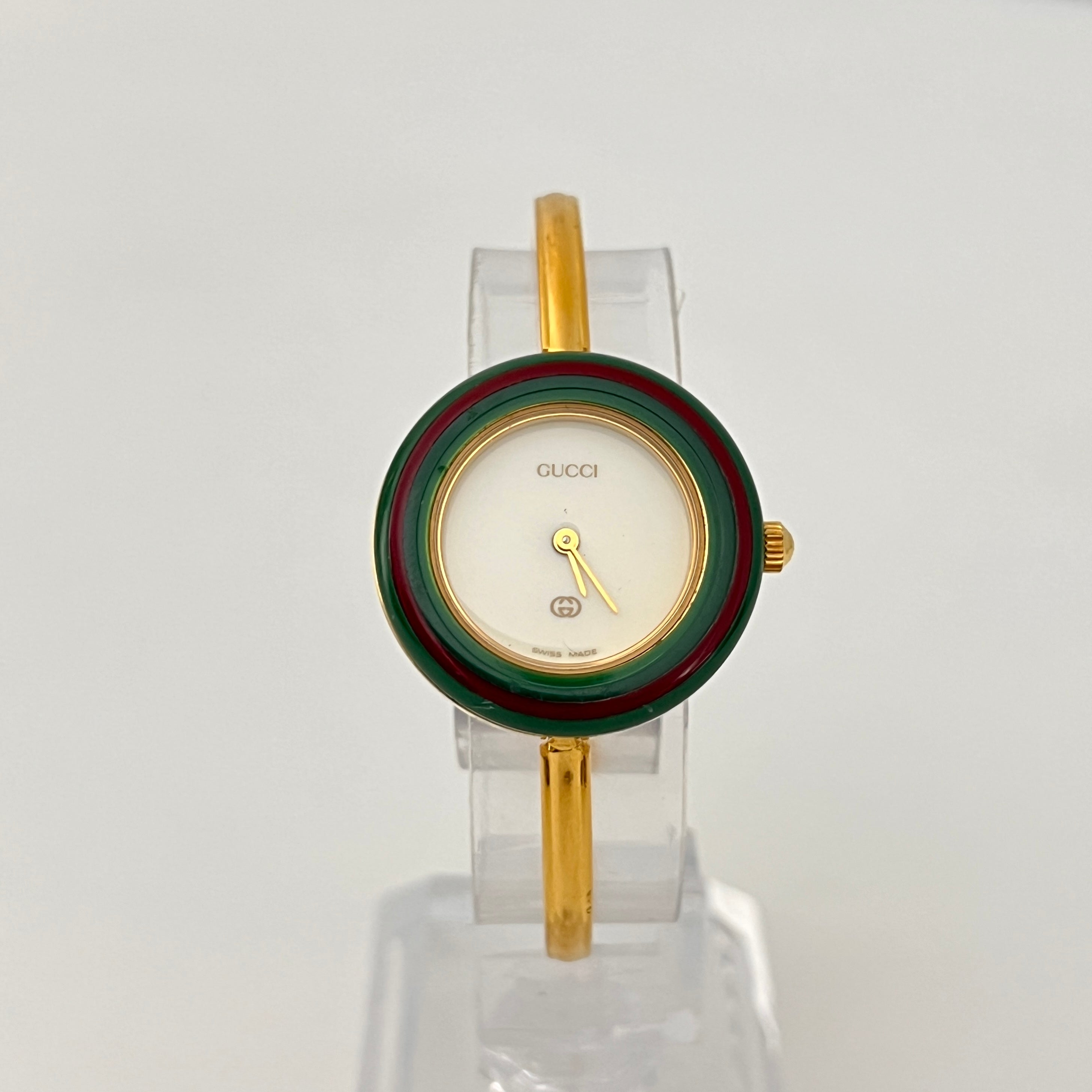Montre GUCCI Play plaqué or doré