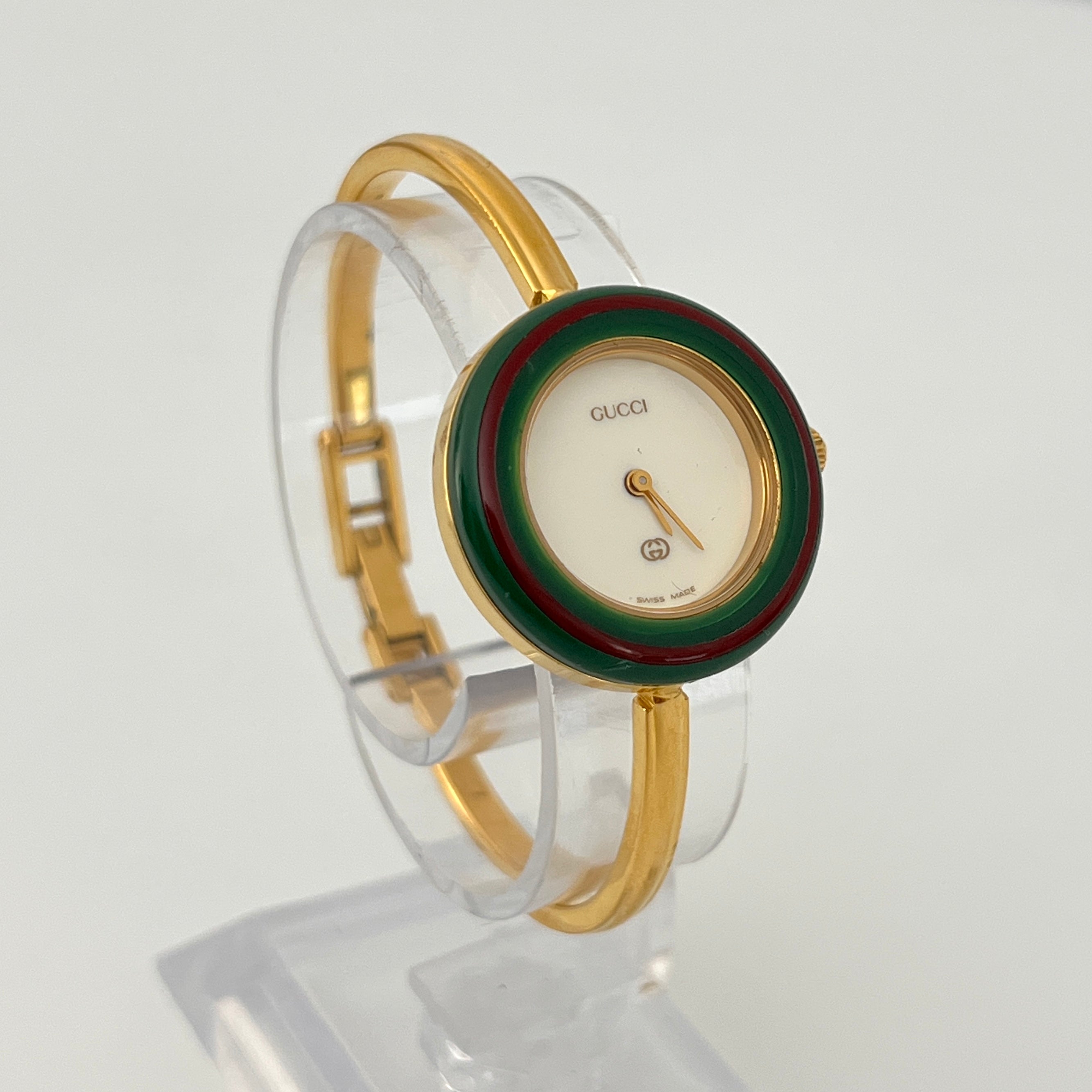 Montre GUCCI Play plaqué or doré