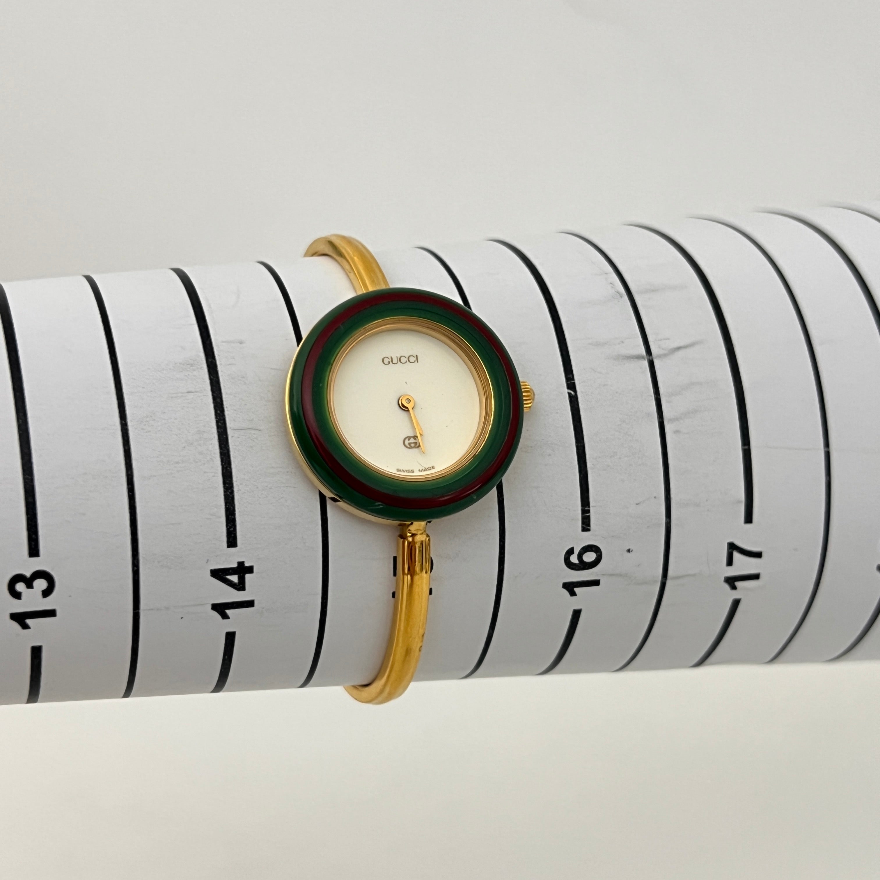 Montre GUCCI Play plaqué or doré