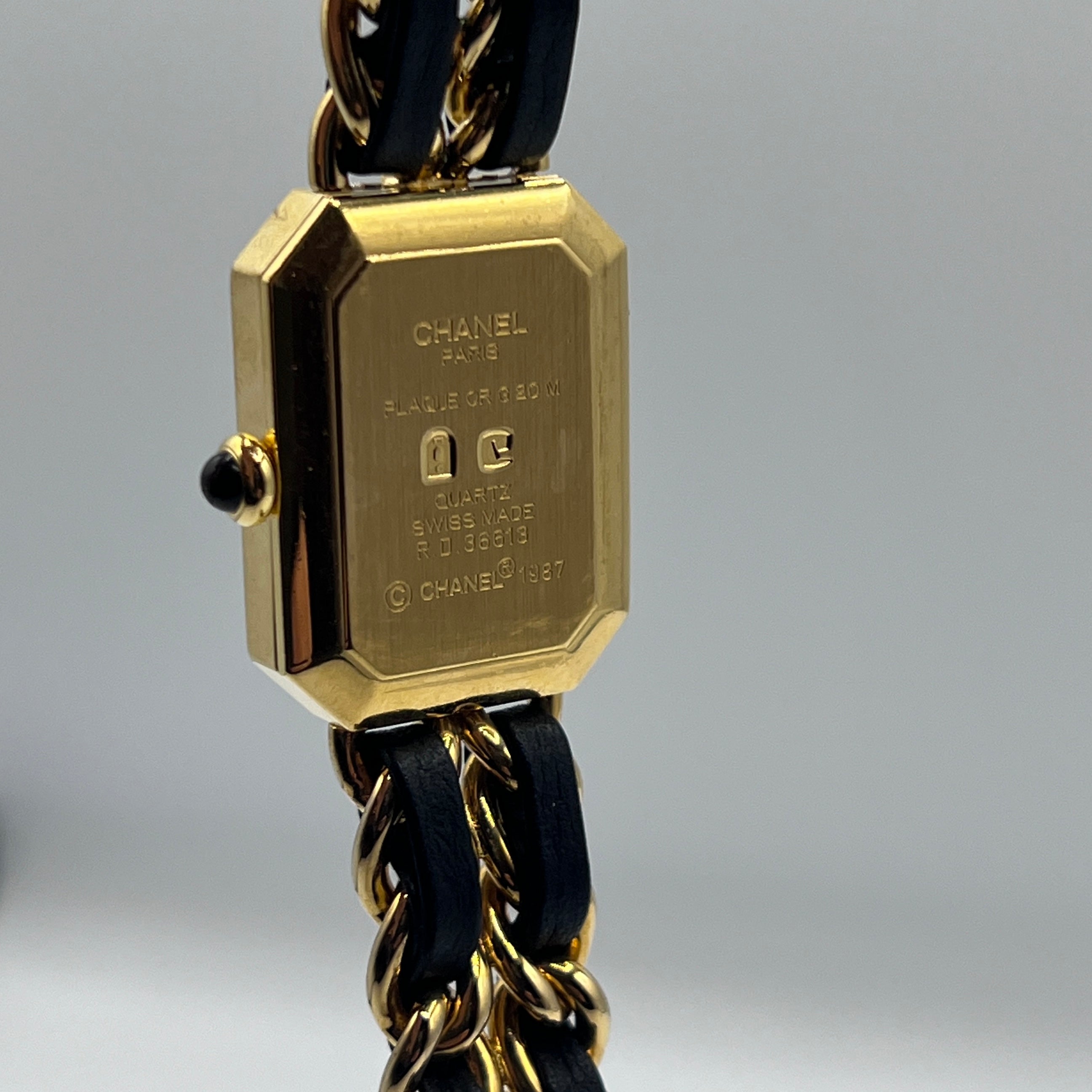 Montre CHANEL Première plaqué or dorée