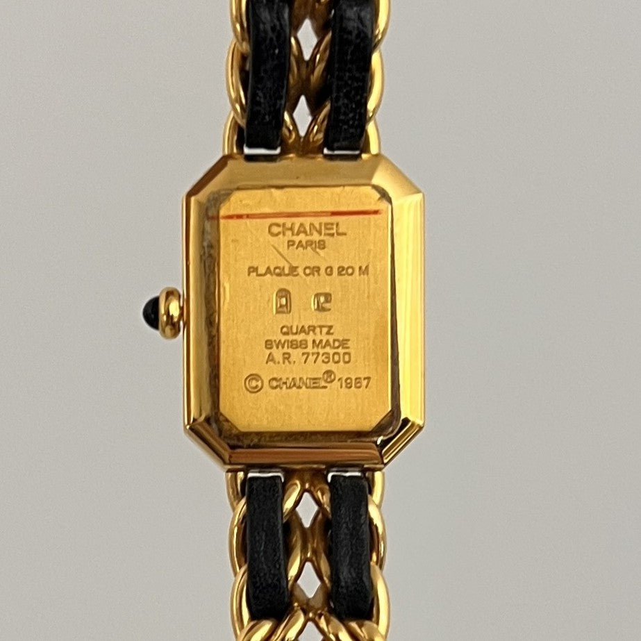 CHANEL Première gold-plated watch, size S