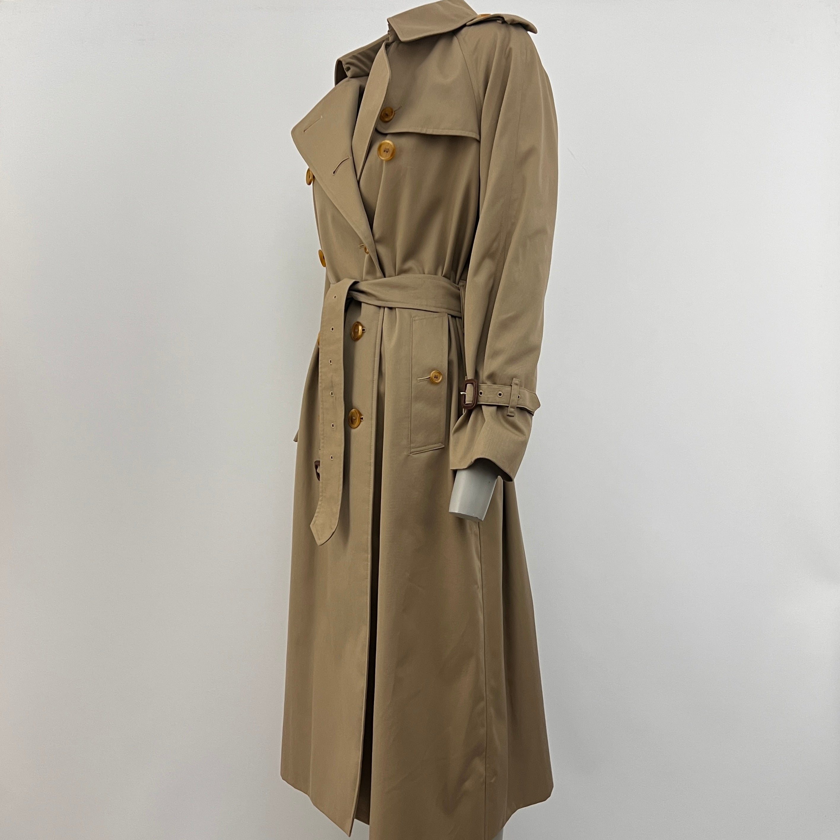 Trench BURBERRY S coton beige Chelsea Circa 1990