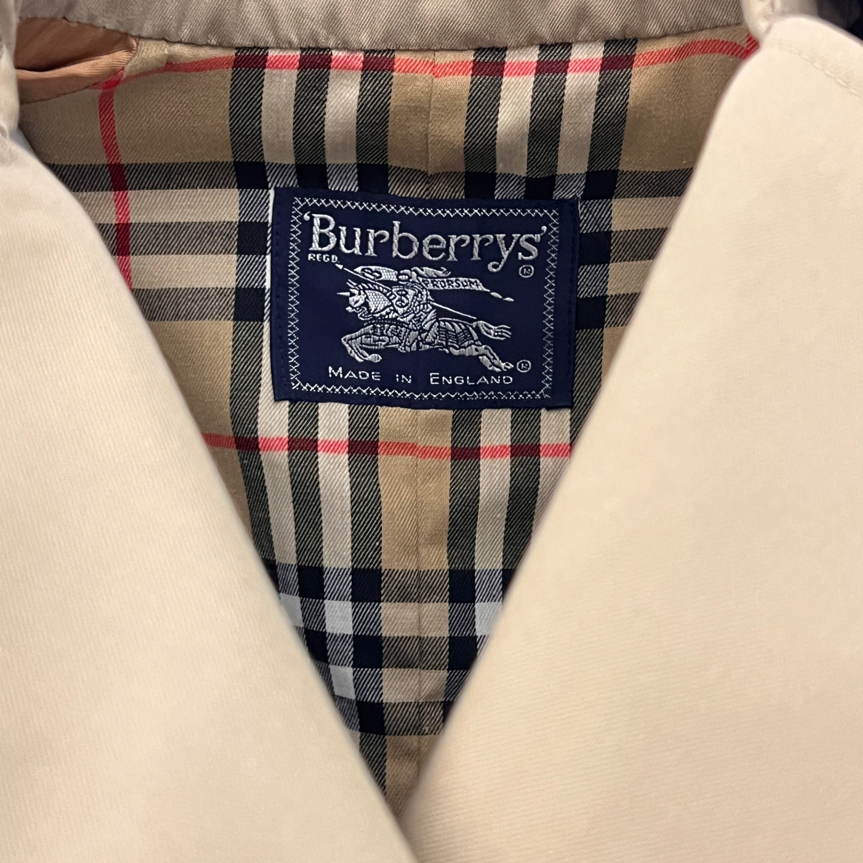 Trench BURBERRY S coton beige Chelsea Circa 1990