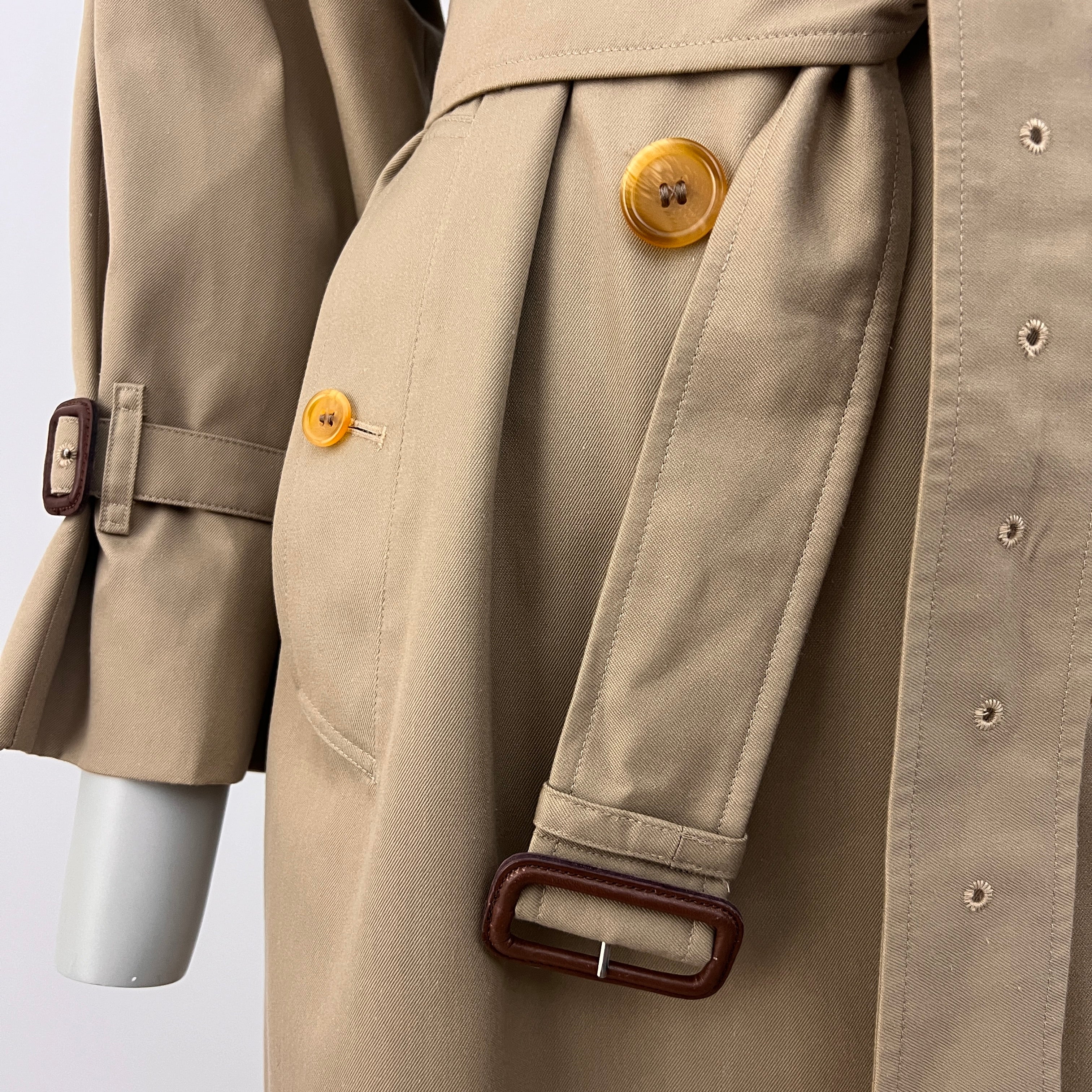 Trench BURBERRY S coton beige Chelsea Circa 1990