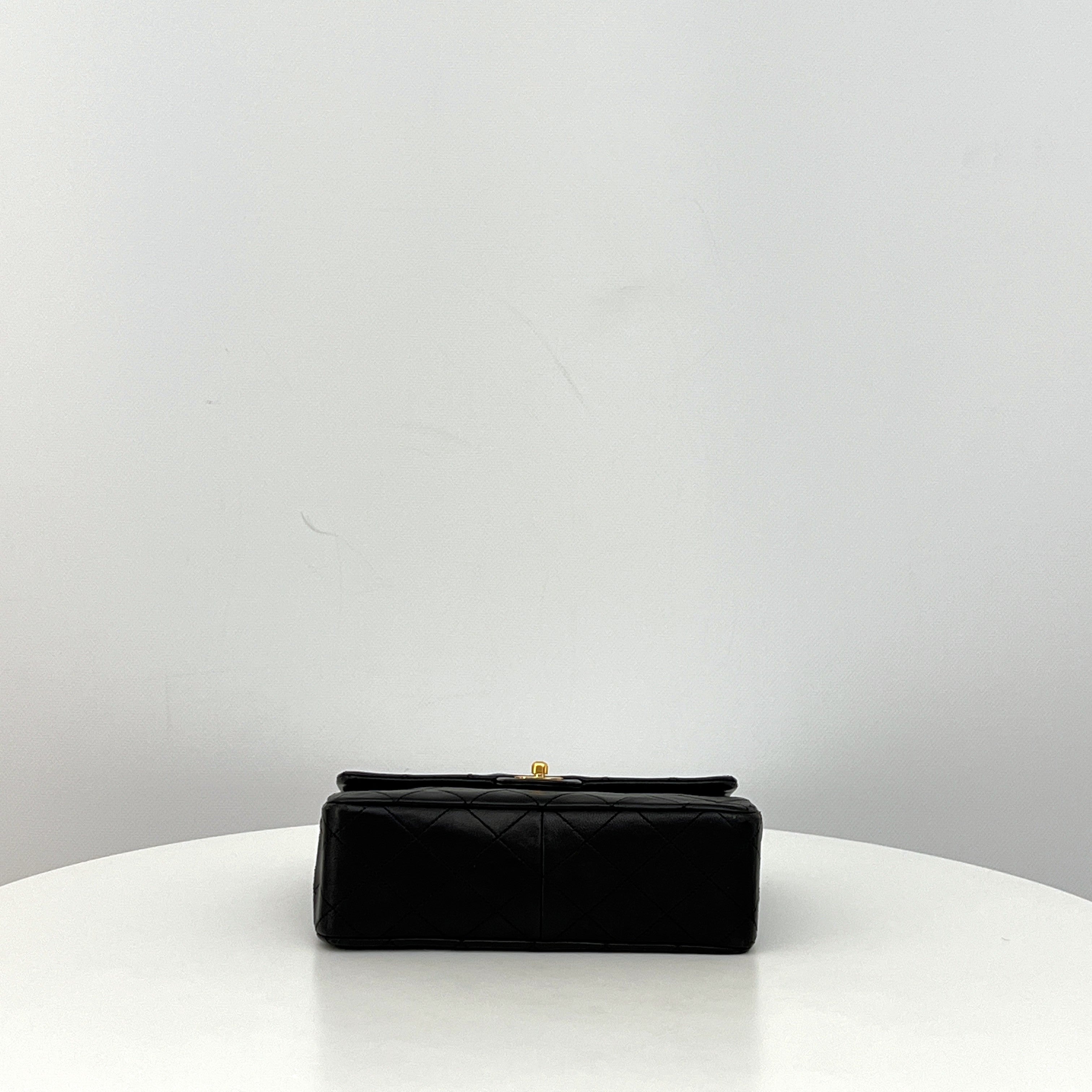 CHANEL Classic Mini Rectangle shoulder bag black lambskin 1989-1991
