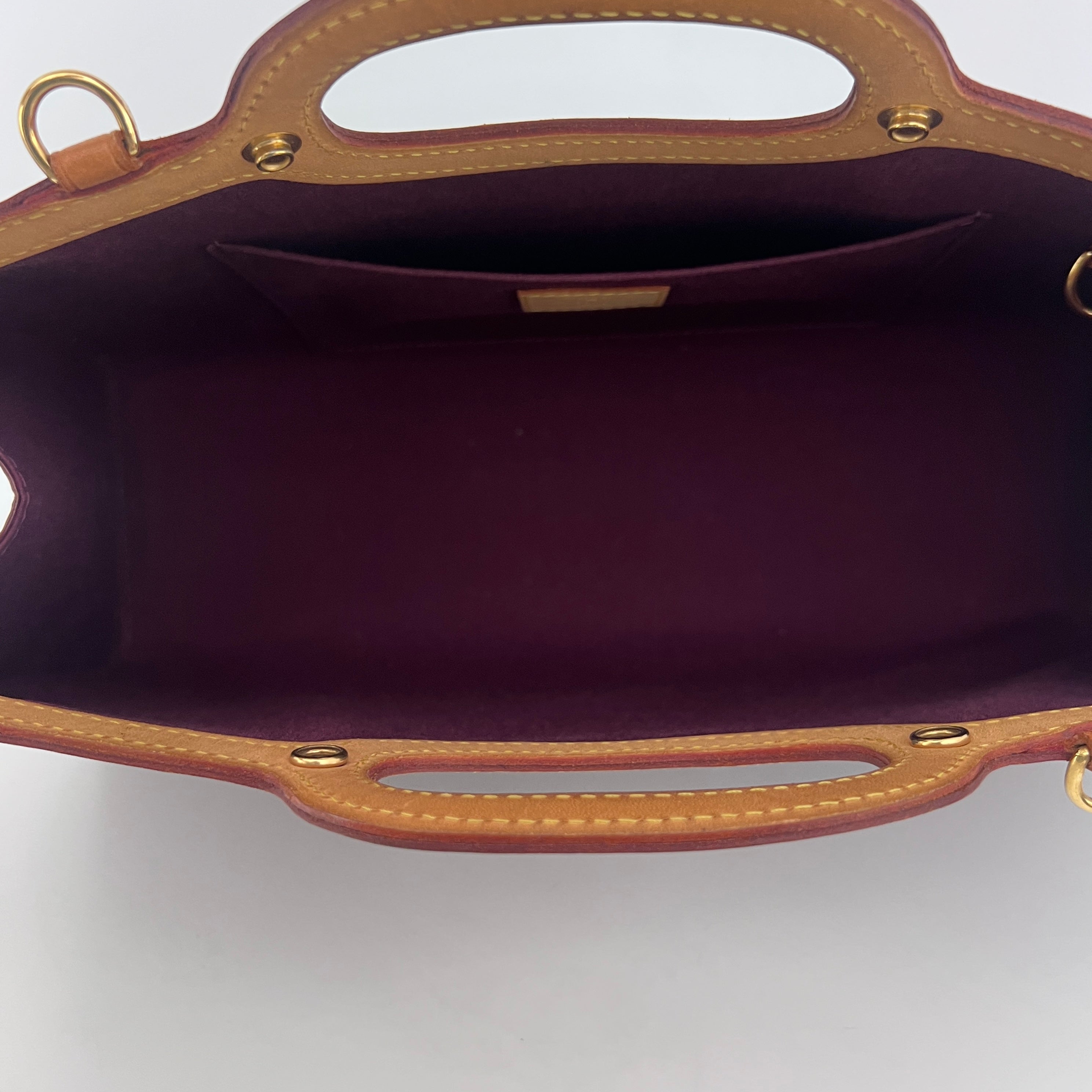 LOUIS VUITTON Roxbury bag in amaranth patent leather 2008