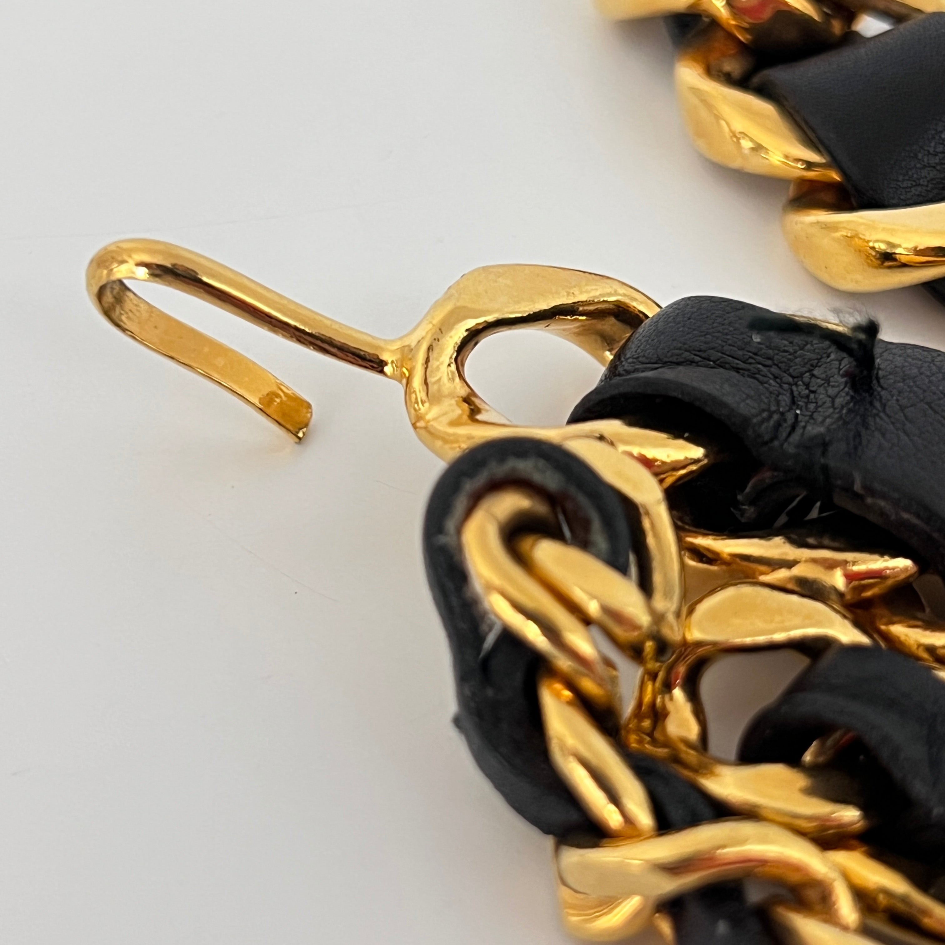 Ceinture CHANEL CC Chaîne entrelacée Circa 1990