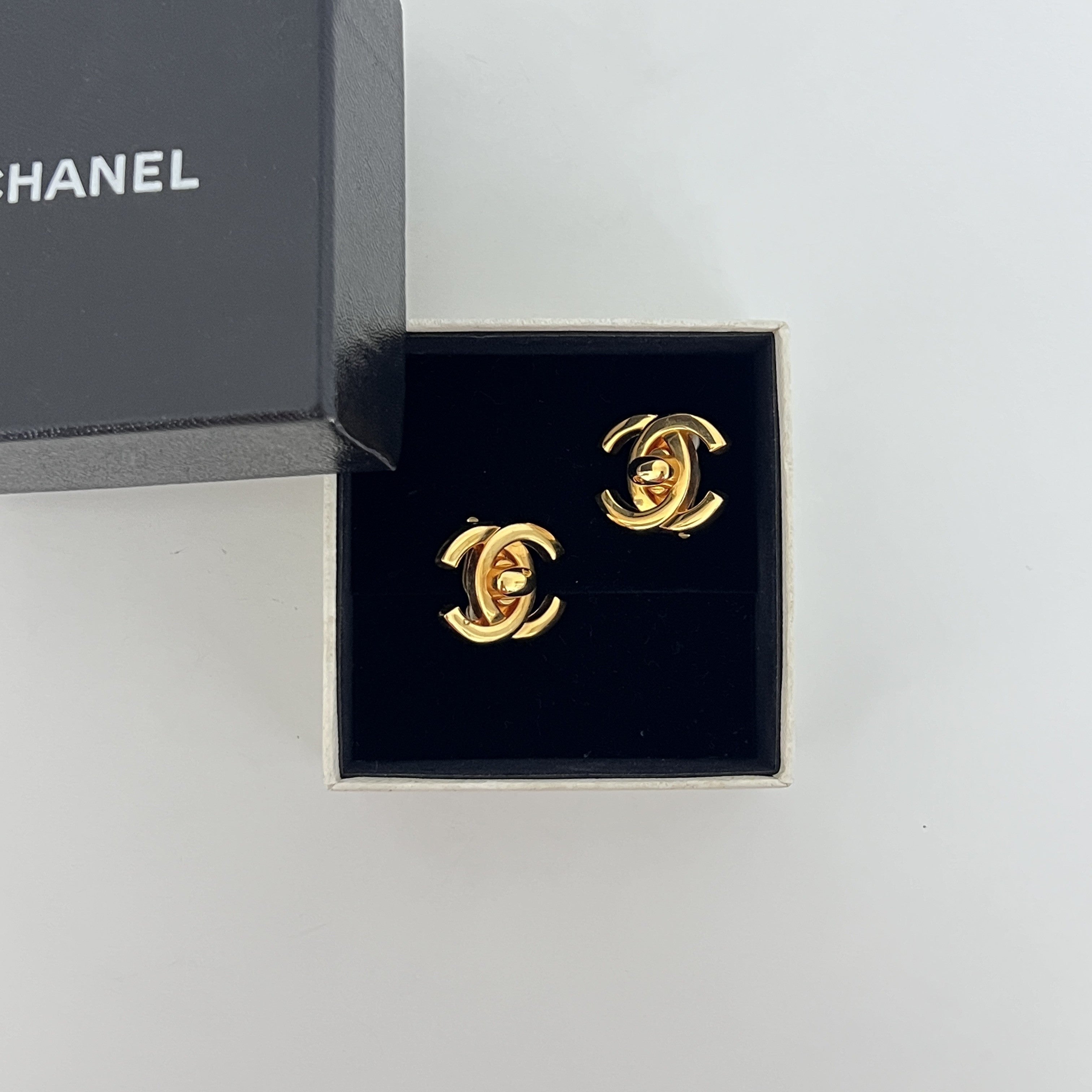CHANEL CC Clip-On Earrings 1995 Collection