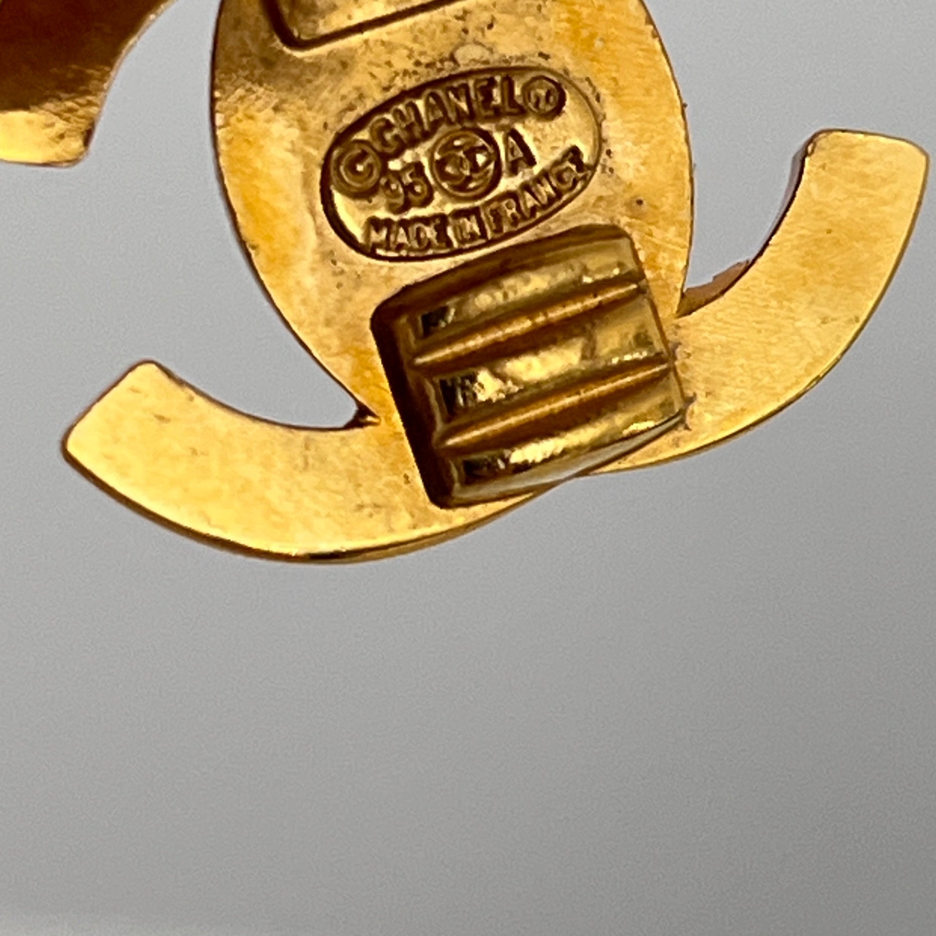 CHANEL CC Clip-On Earrings 1995 Collection