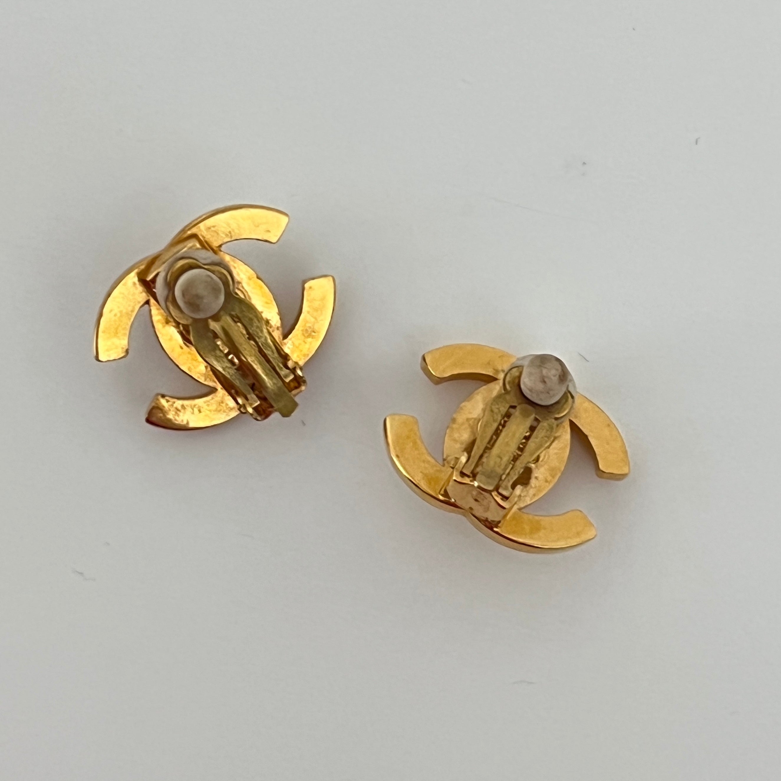 CHANEL CC Clip-On Earrings 1995 Collection