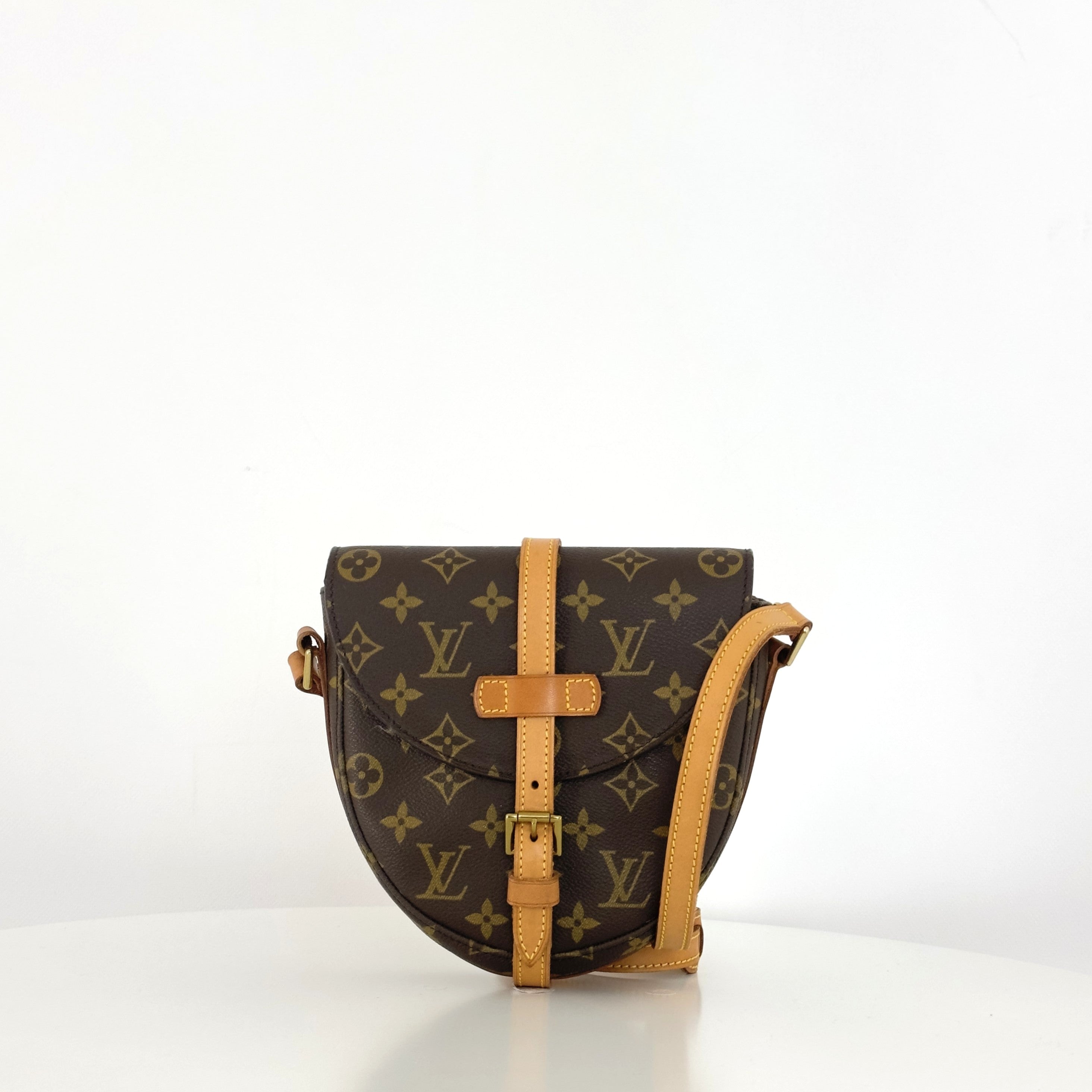 Sac à main LOUIS VUITTON Chantilly PM toile et cuir marron