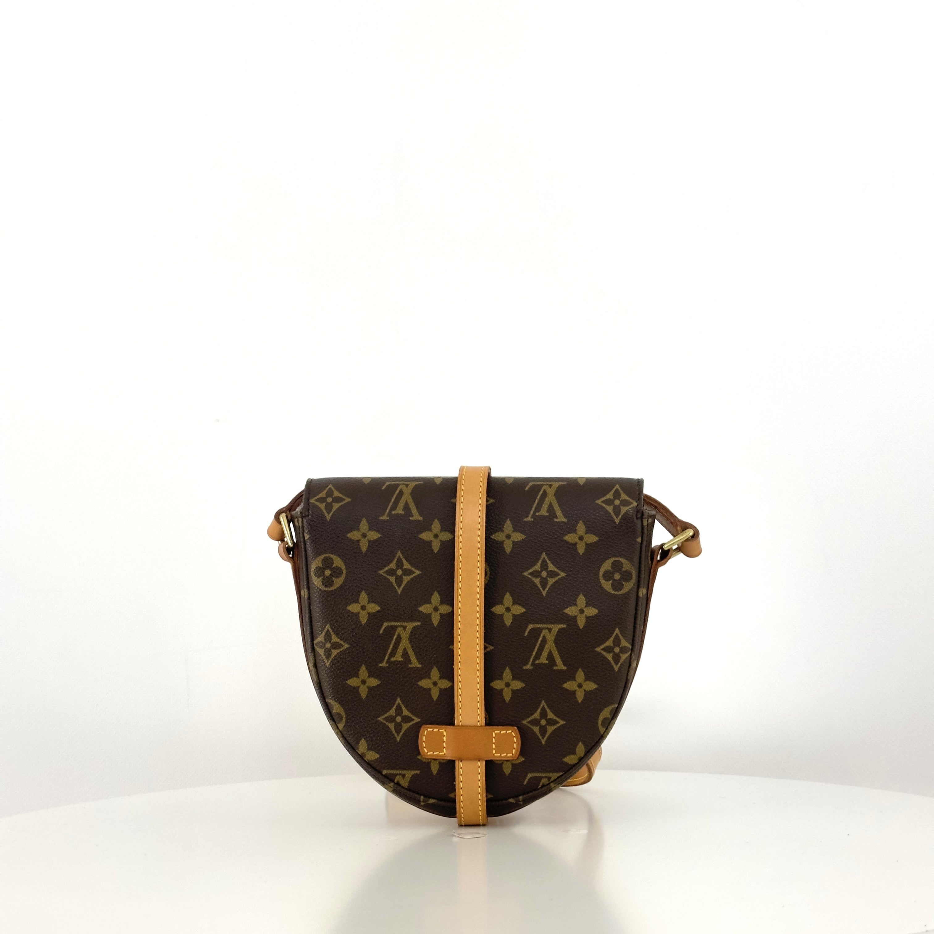 Sac à main LOUIS VUITTON Chantilly PM toile et cuir marron