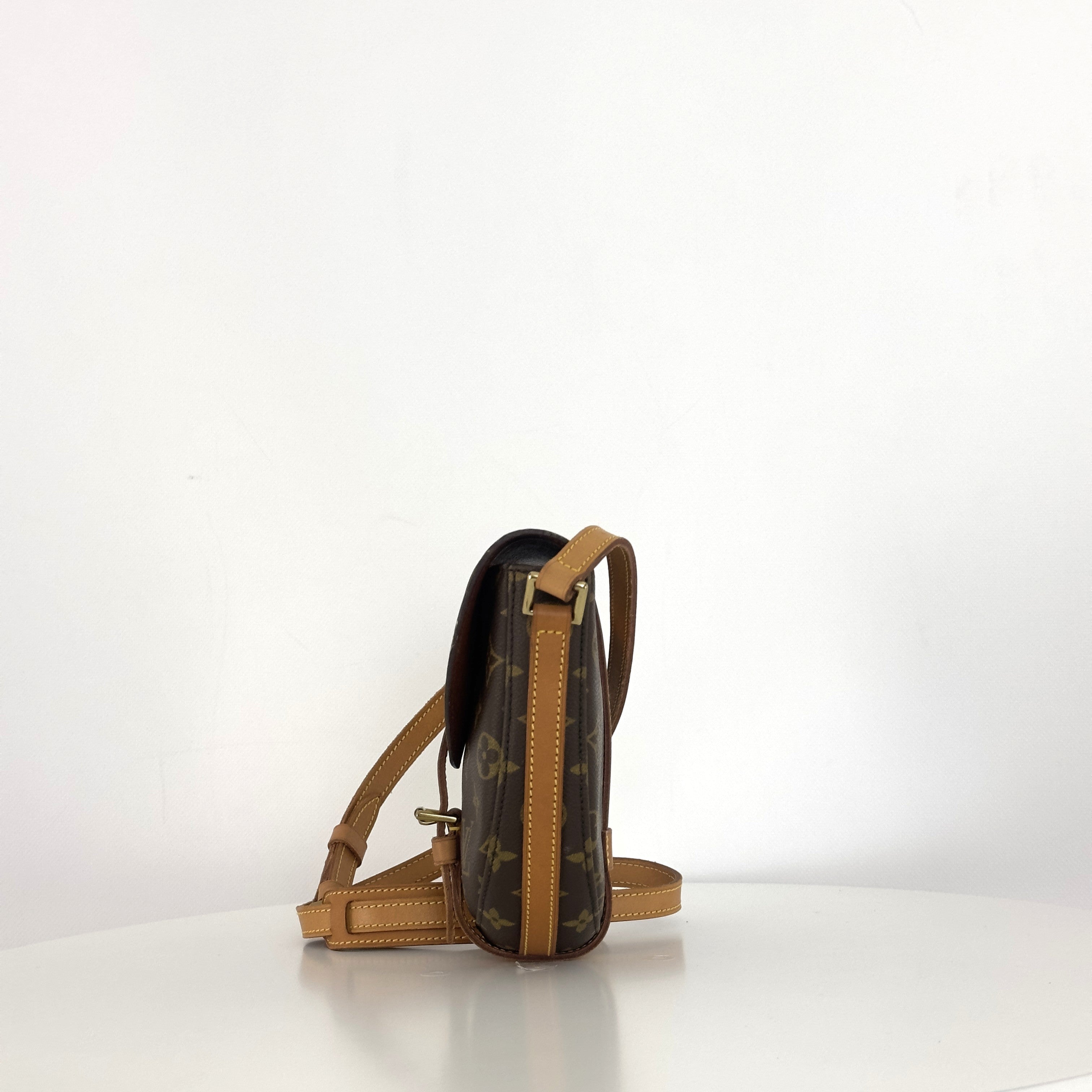 Sac à main LOUIS VUITTON Chantilly PM toile et cuir marron