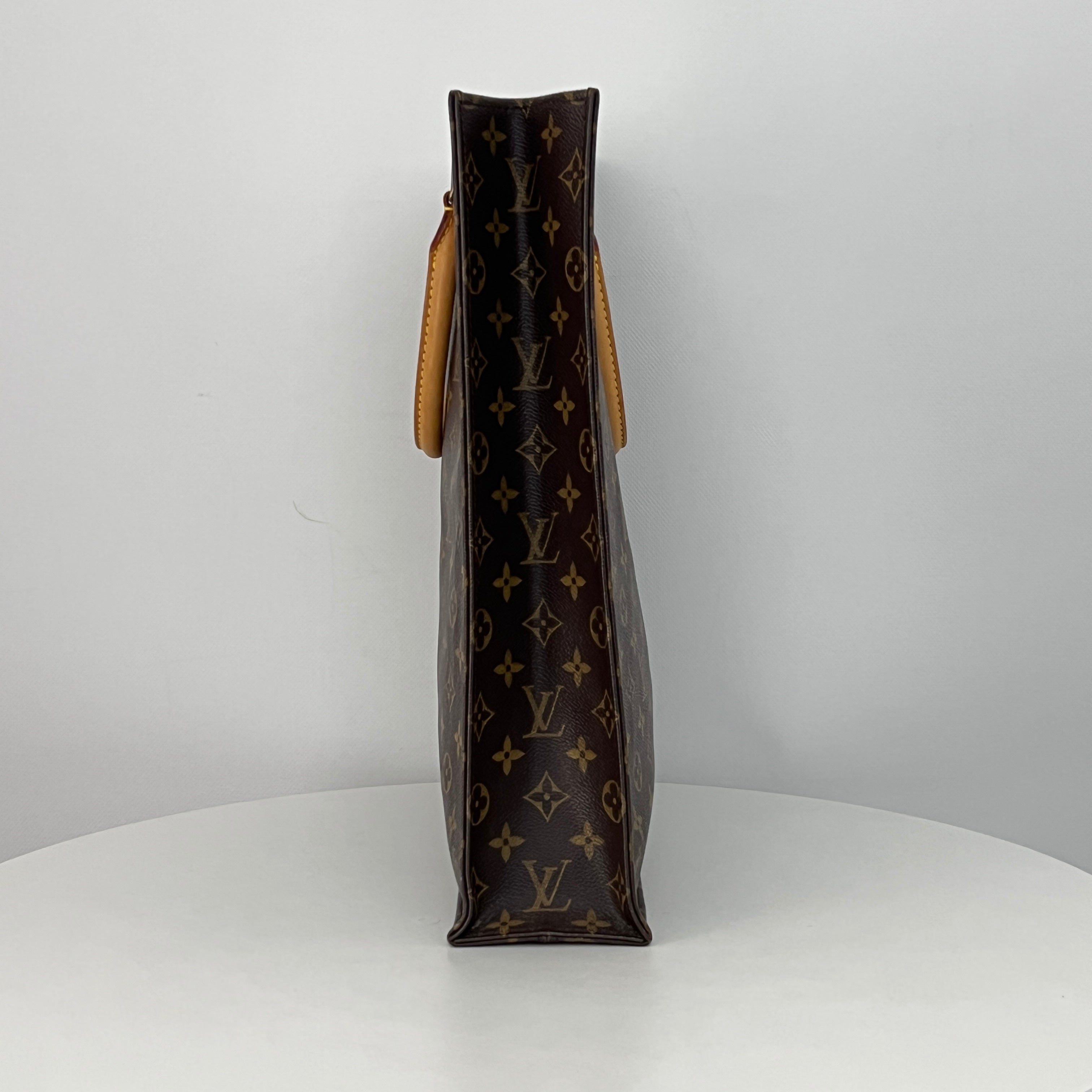 Sac LOUIS VUITTON Sac Plat toile et cuir marron vintage 2005